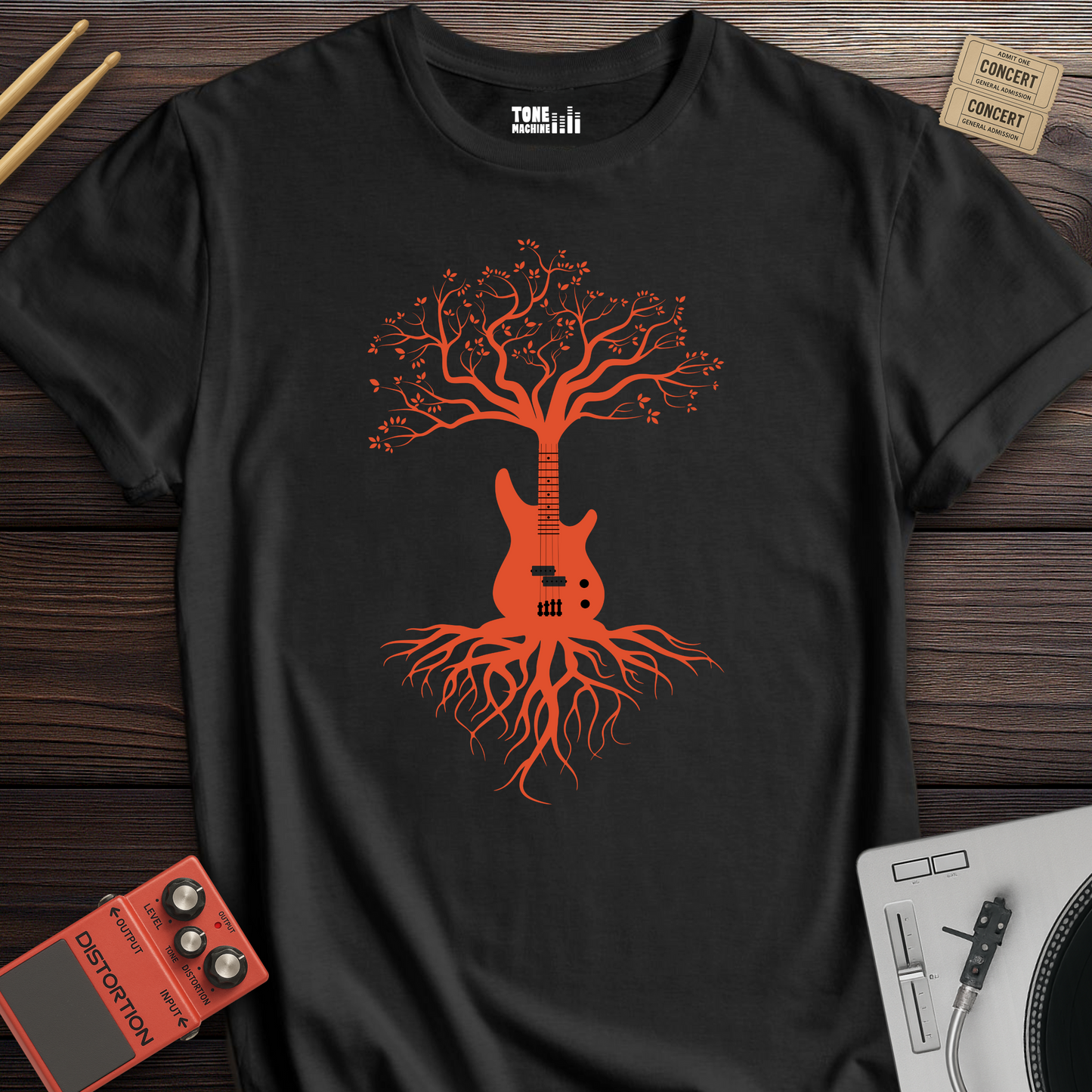 Bass Guitar Tree T-Shirt