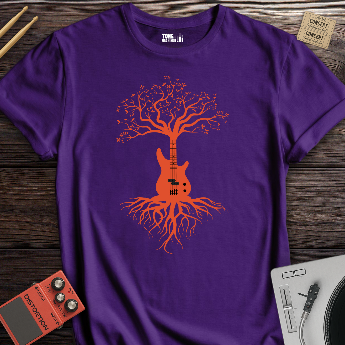 Bass Guitar Tree T-Shirt