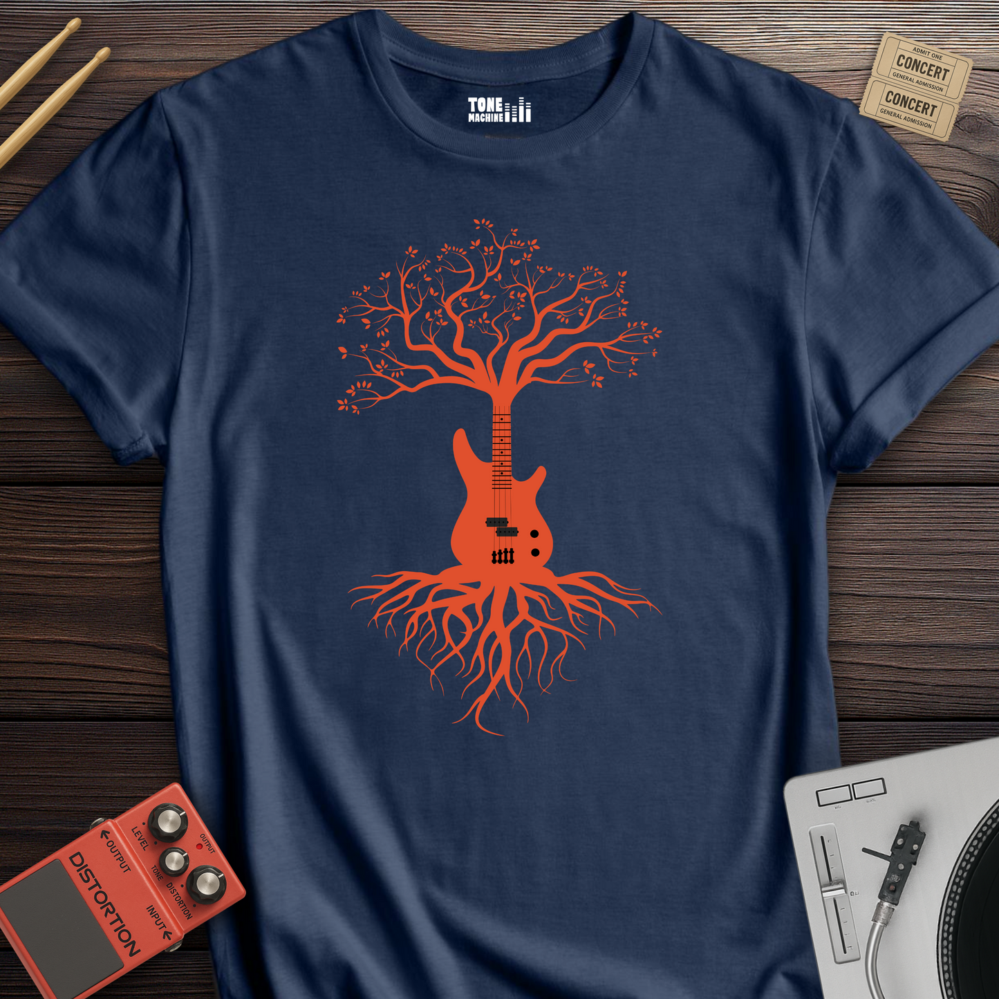 Bass Guitar Tree T-Shirt