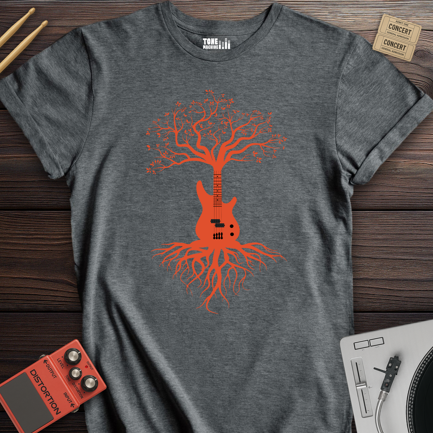 Bass Guitar Tree T-Shirt