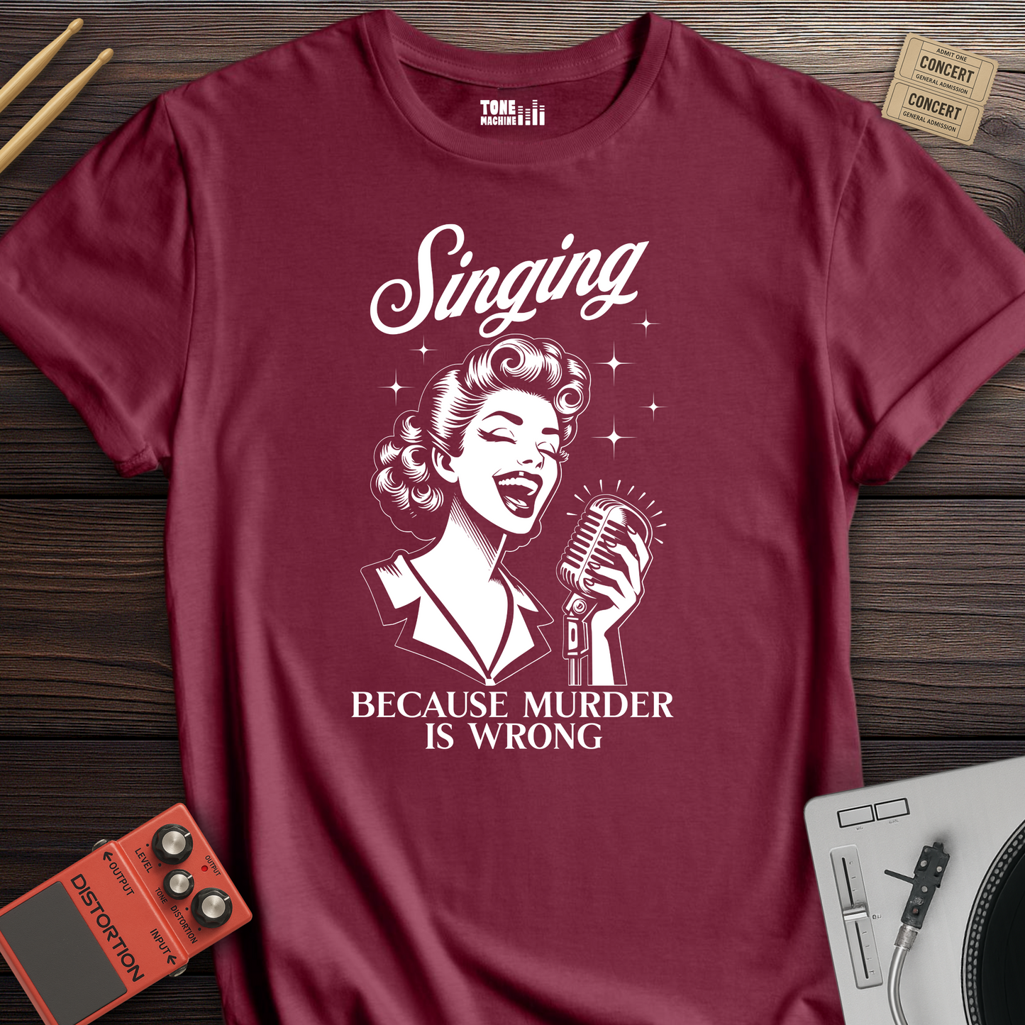Singing Because Murder Is Wrong T-Shirt