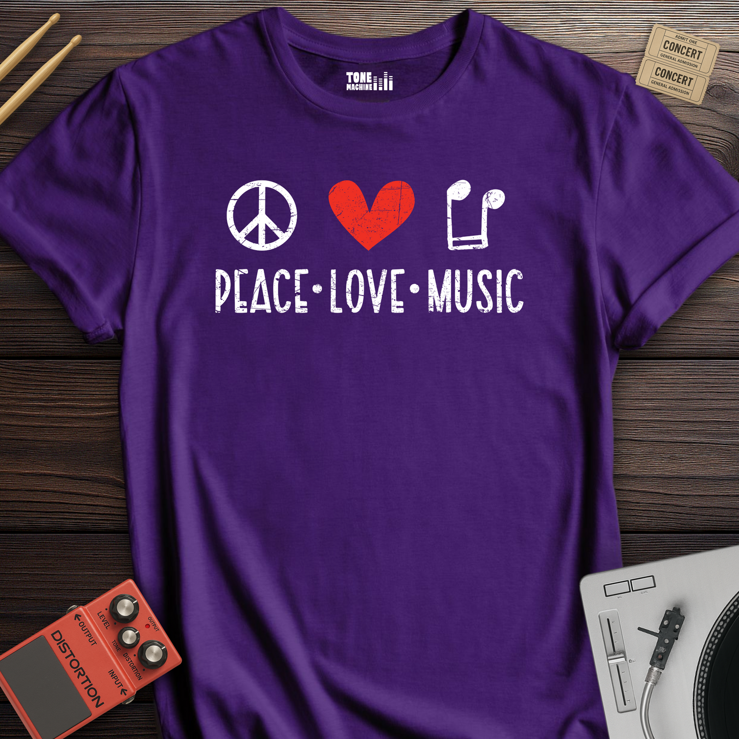 Peace Love Music T-Shirt
