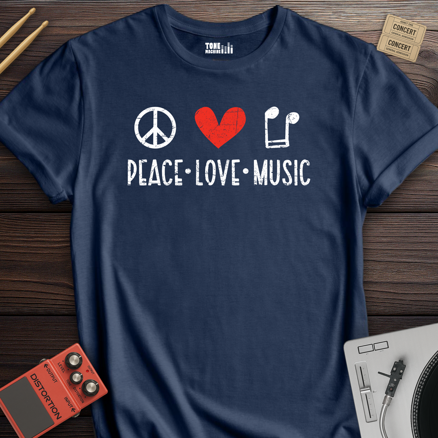 Peace Love Music T-Shirt