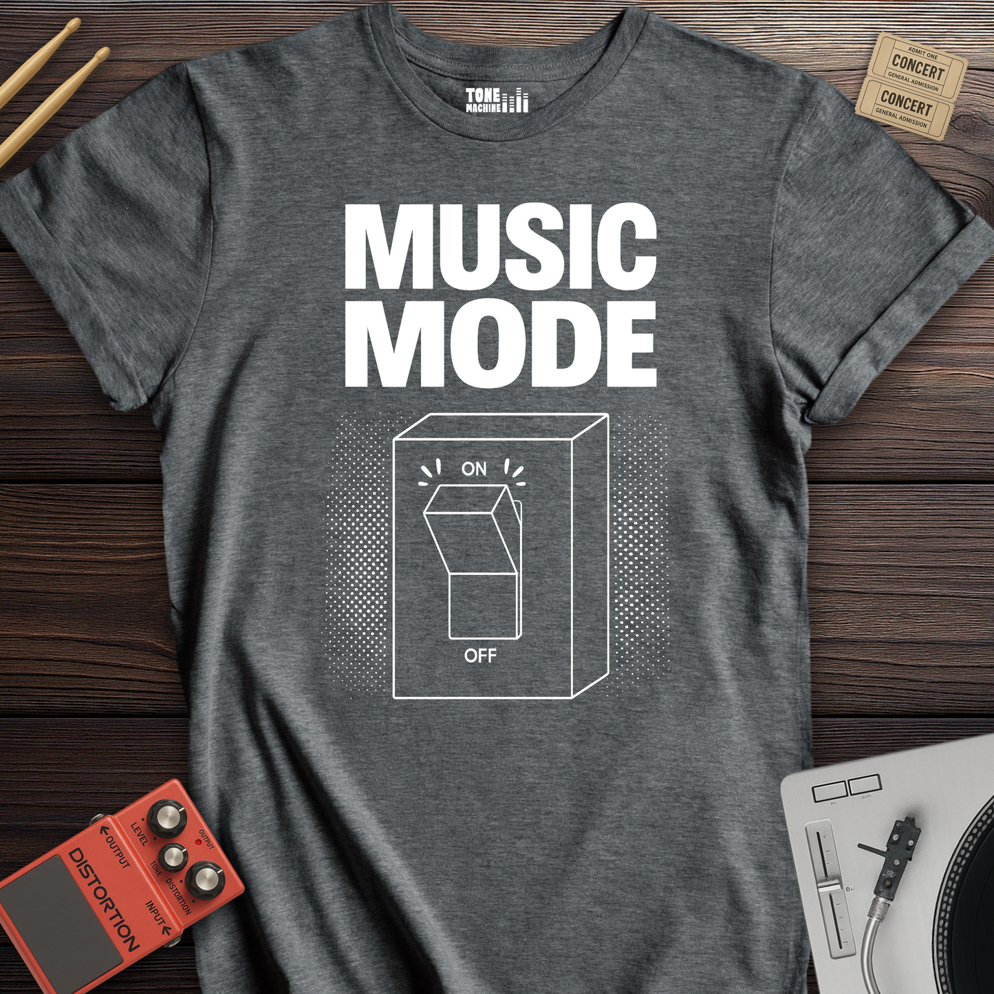Music Mode On T-Shirt