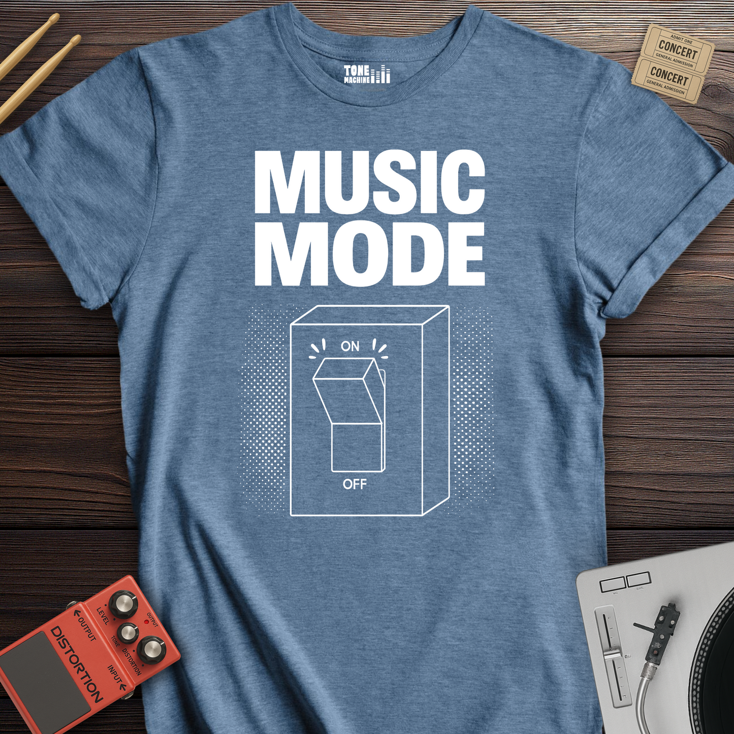 Music Mode On T-Shirt