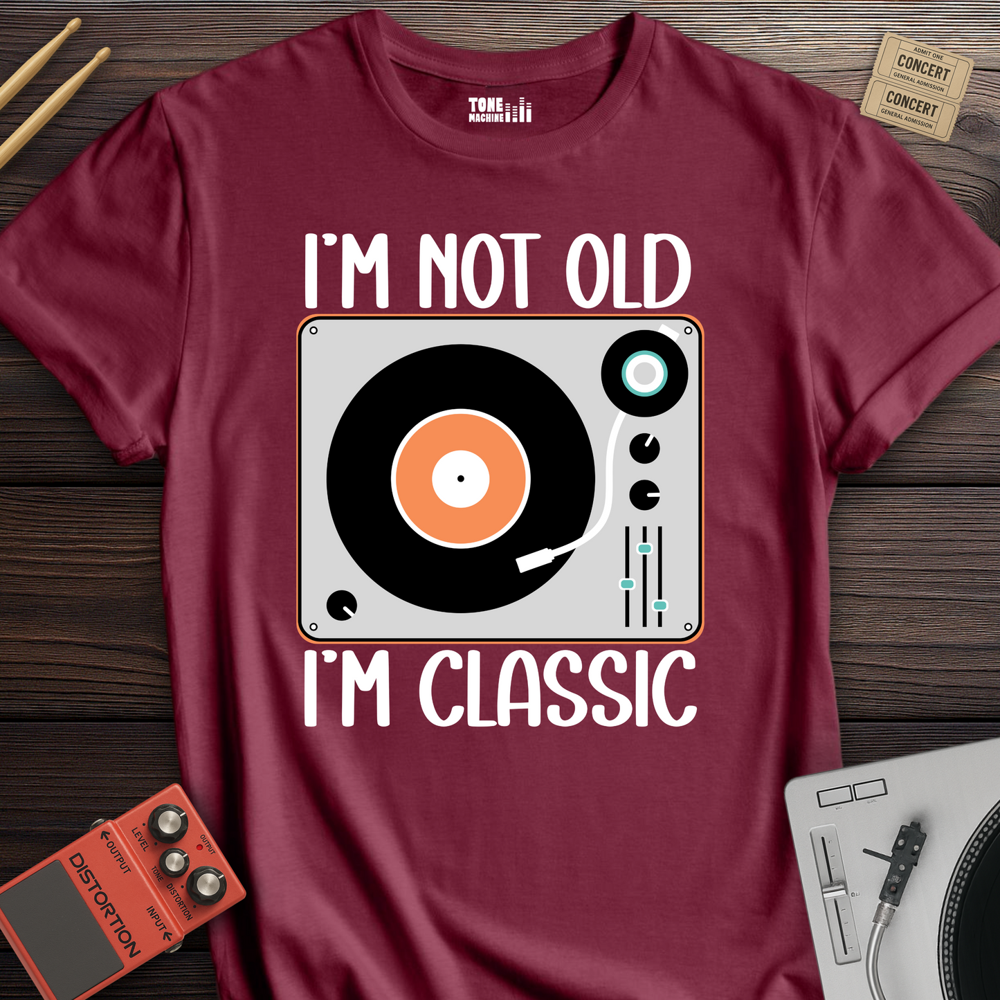 I'm Not Old I'm Classic Vinyl T-Shirt