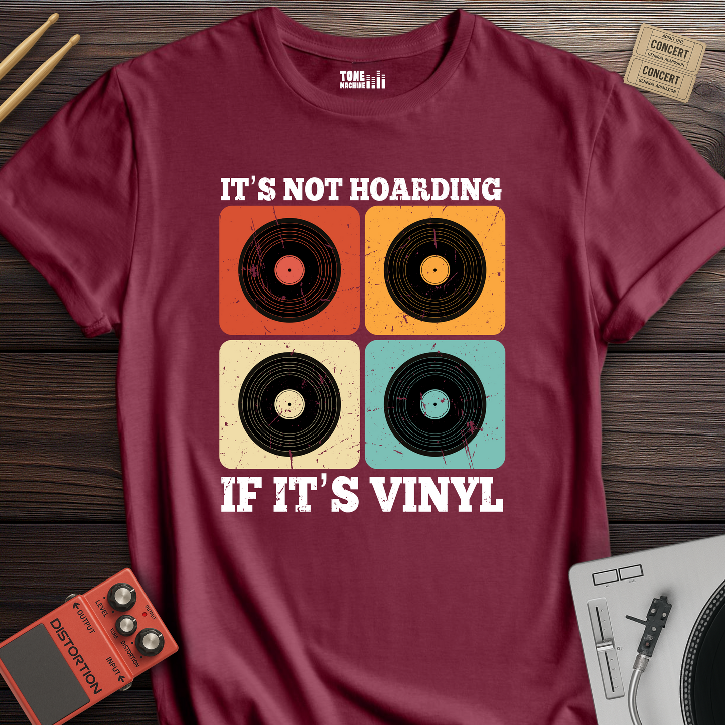It's Not Hoarding If It's Vinyl T-Shirt