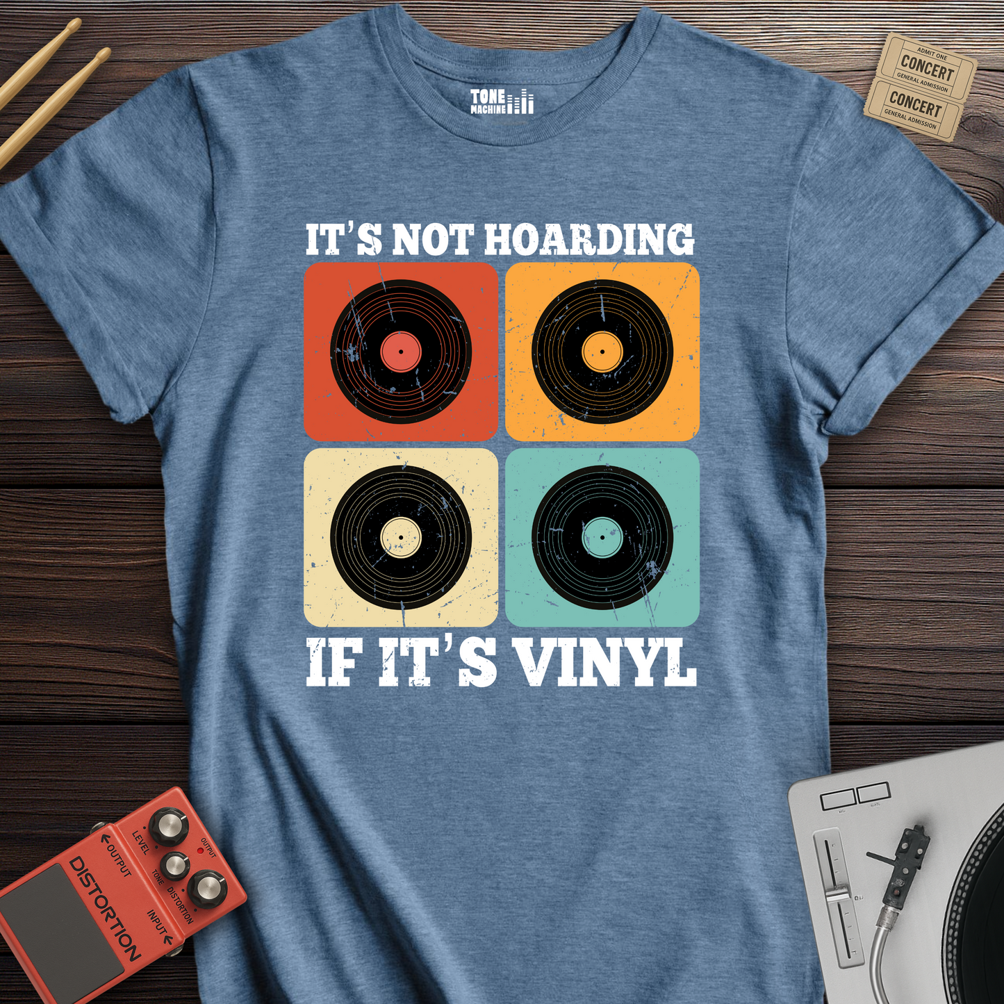It's Not Hoarding If It's Vinyl T-Shirt