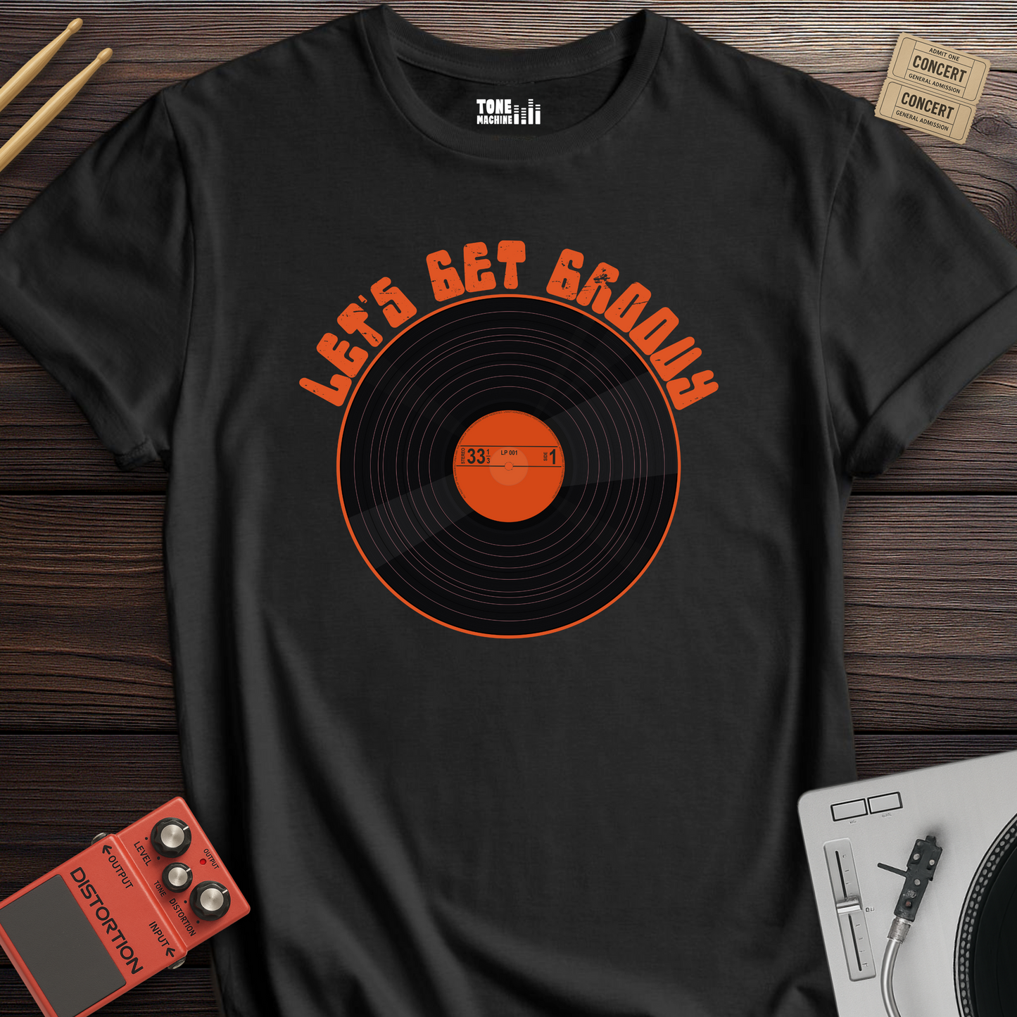 Let's Get Groovy Vinyl T-Shirt