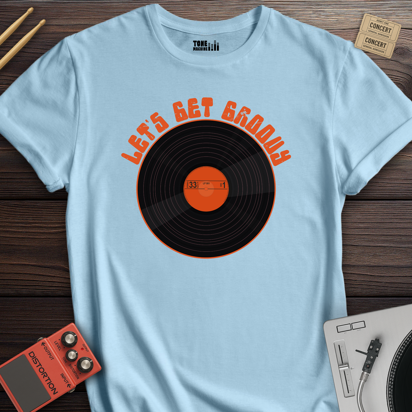 Let's Get Groovy Vinyl T-Shirt