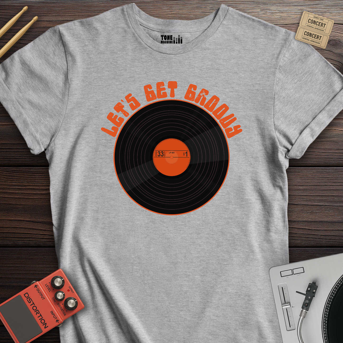 Let's Get Groovy Vinyl T-Shirt