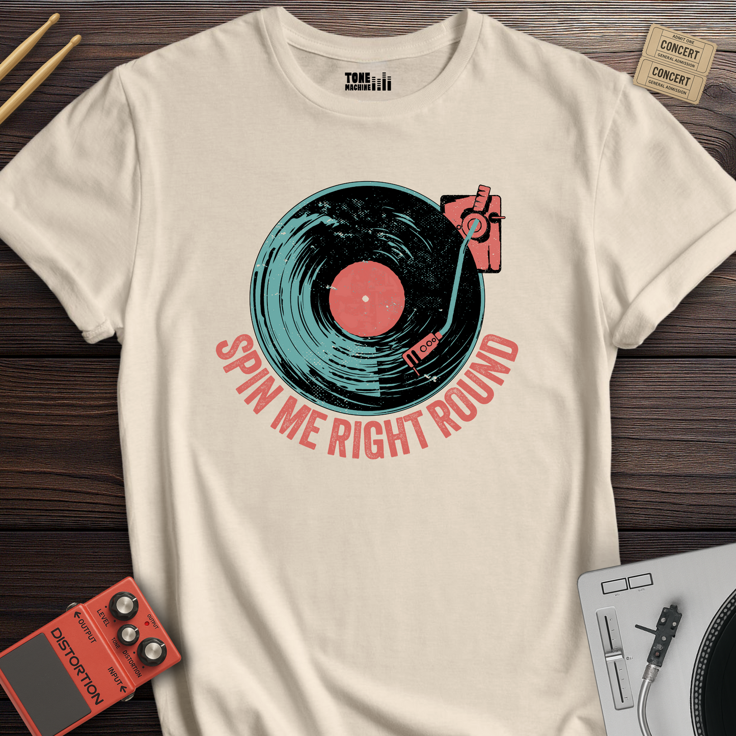 Spin Me Right Round Vinyl T-Shirt