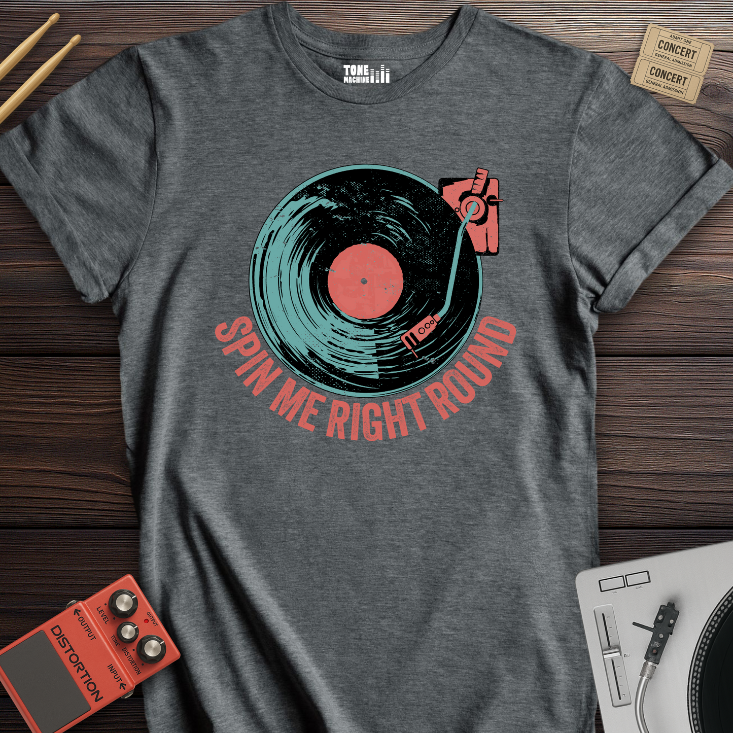 Spin Me Right Round Vinyl T-Shirt