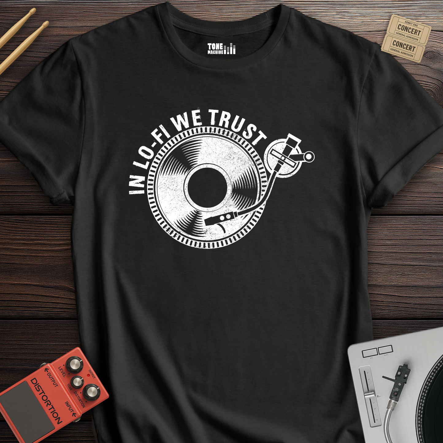 In Lo-Fi We Trust Vinyl T-Shirt