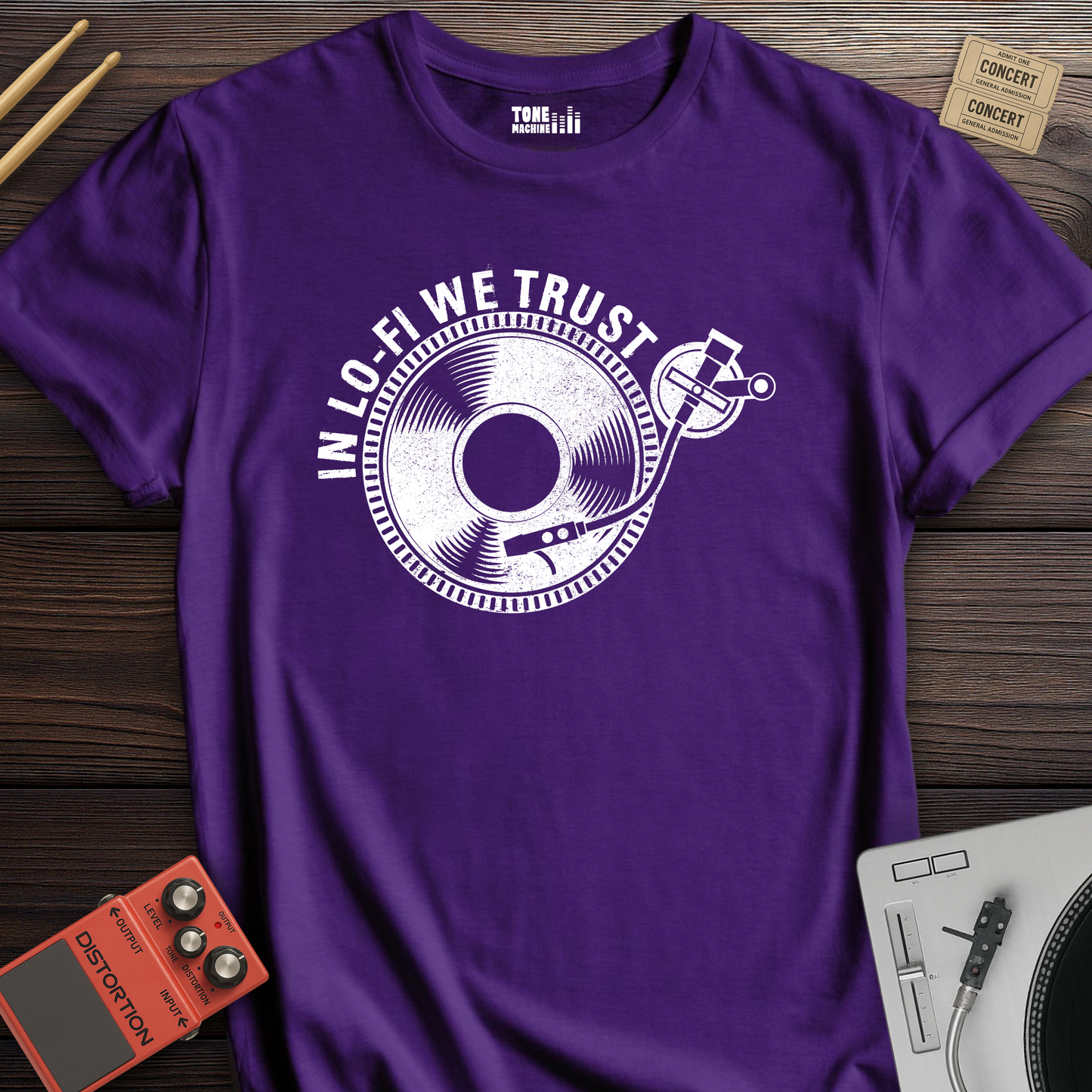 In Lo-Fi We Trust Vinyl T-Shirt