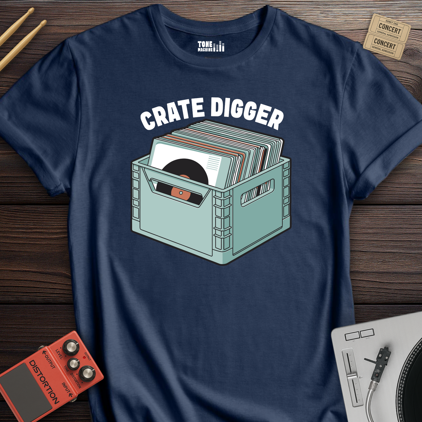 Crate Digger Vinyl T-Shirt