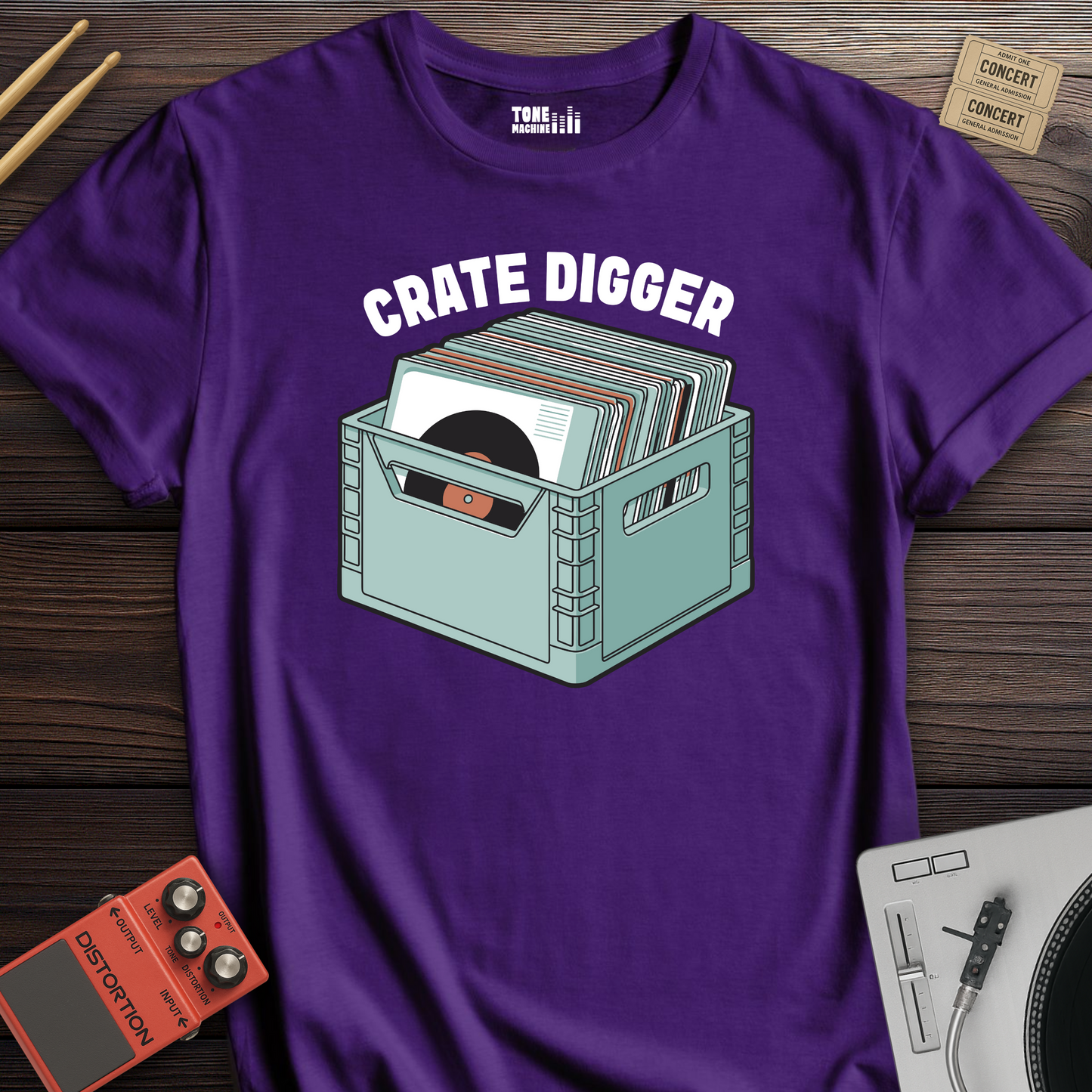 Crate Digger Vinyl T-Shirt
