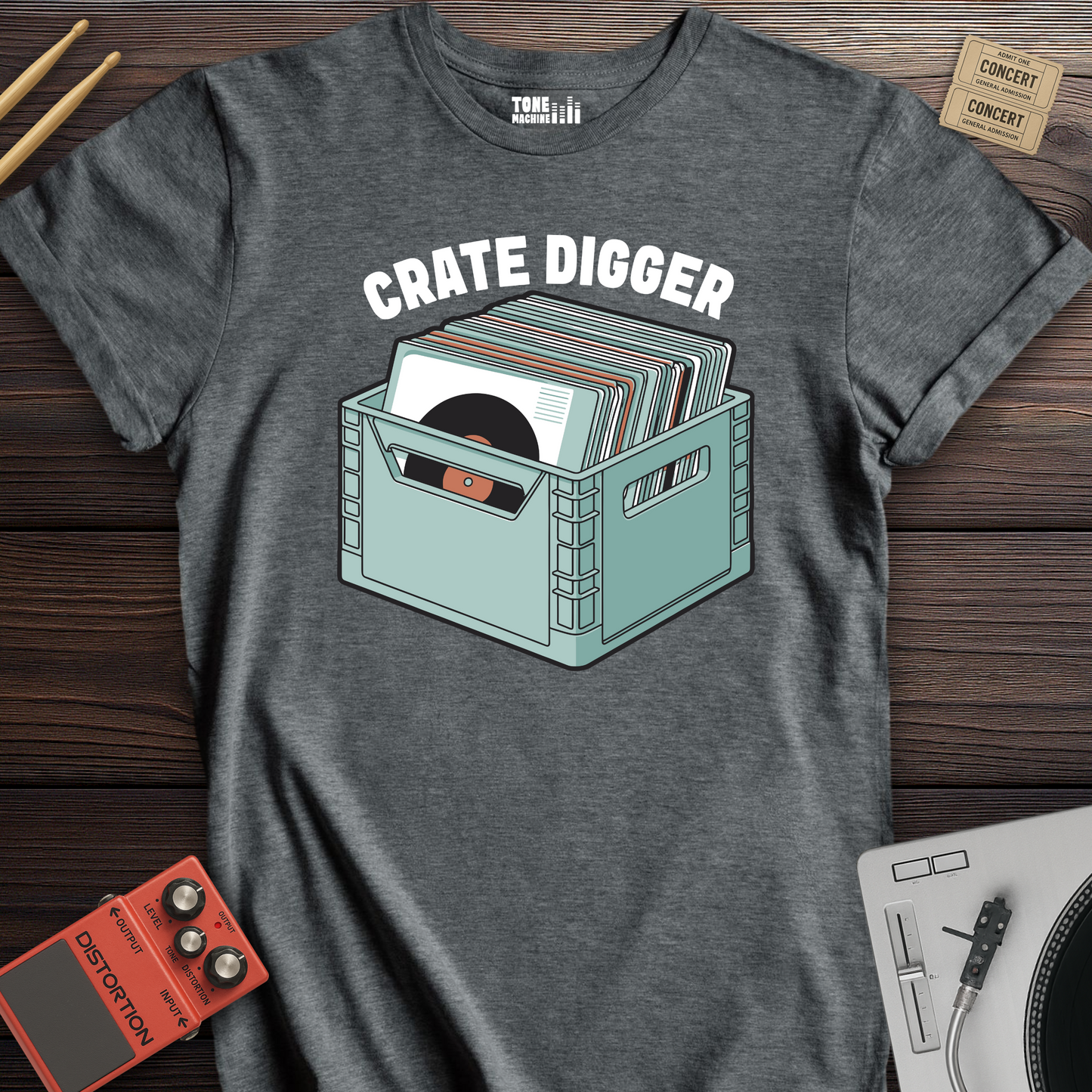 Crate Digger Vinyl T-Shirt