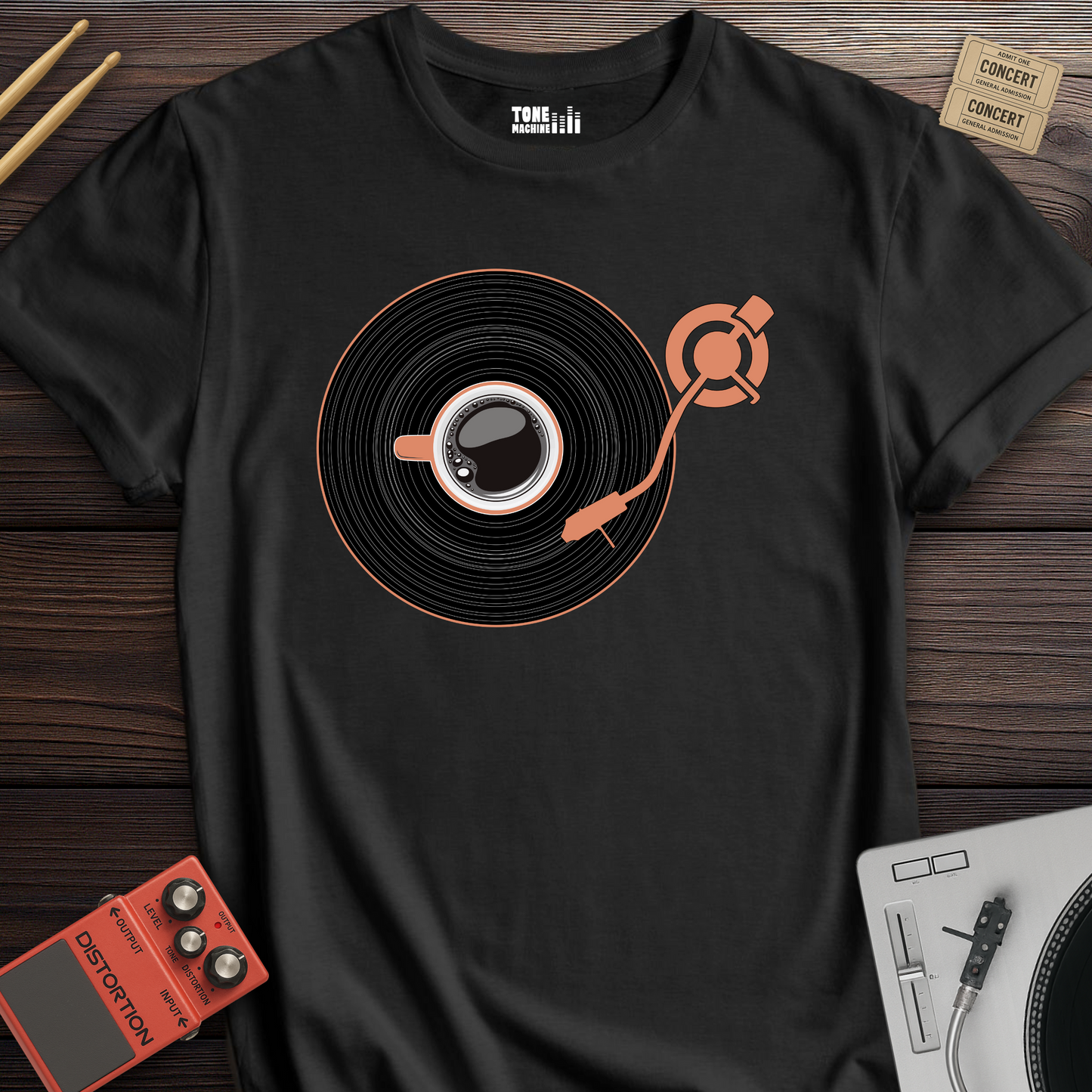 I Love Vinyl In The Morning T-Shirt