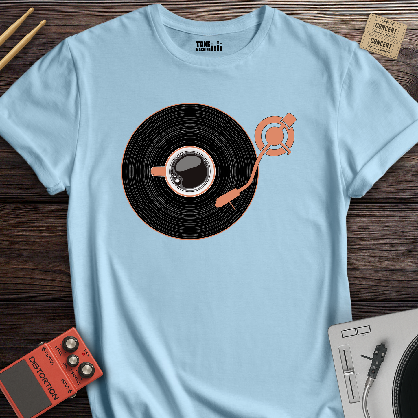 I Love Vinyl In The Morning T-Shirt
