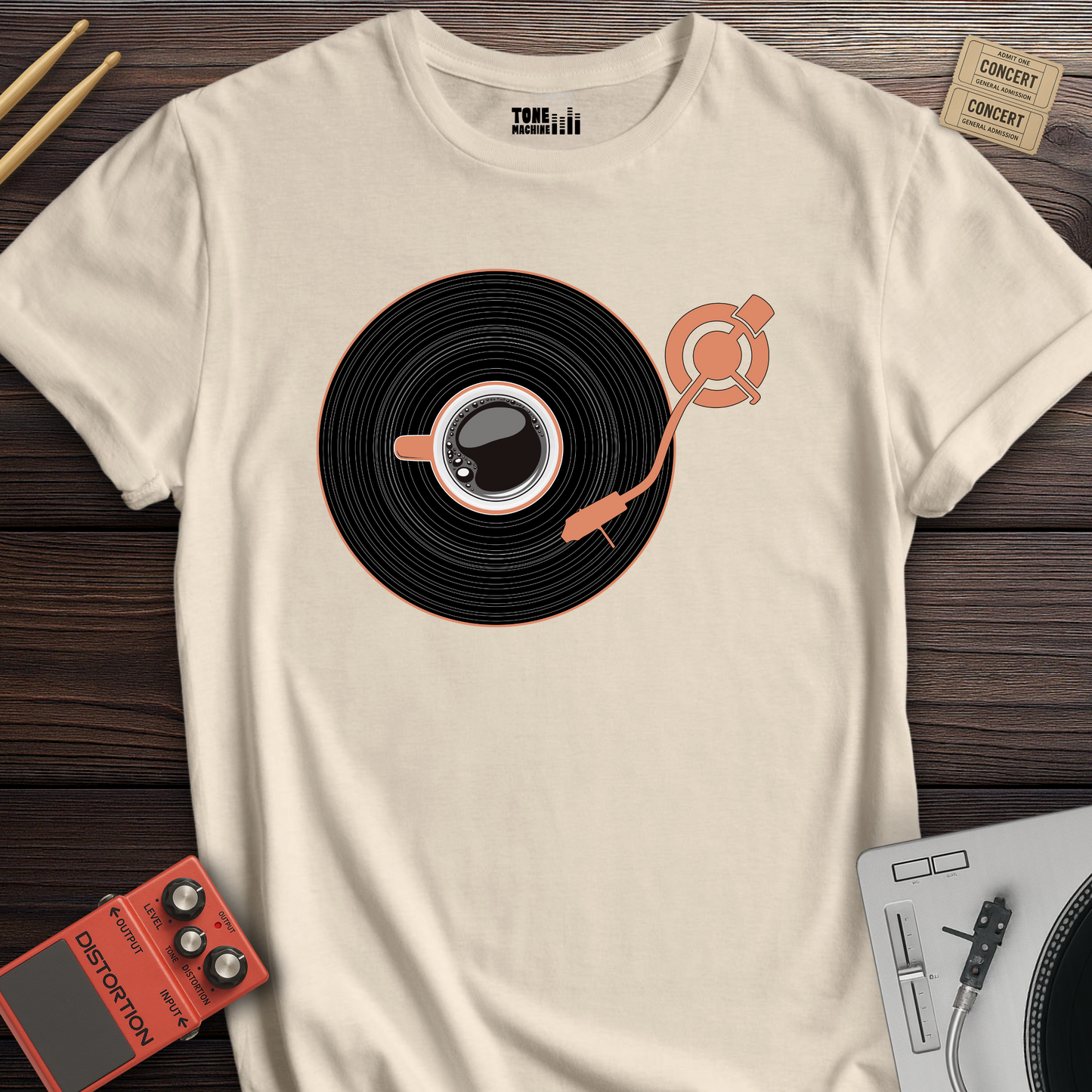 I Love Vinyl In The Morning T-Shirt