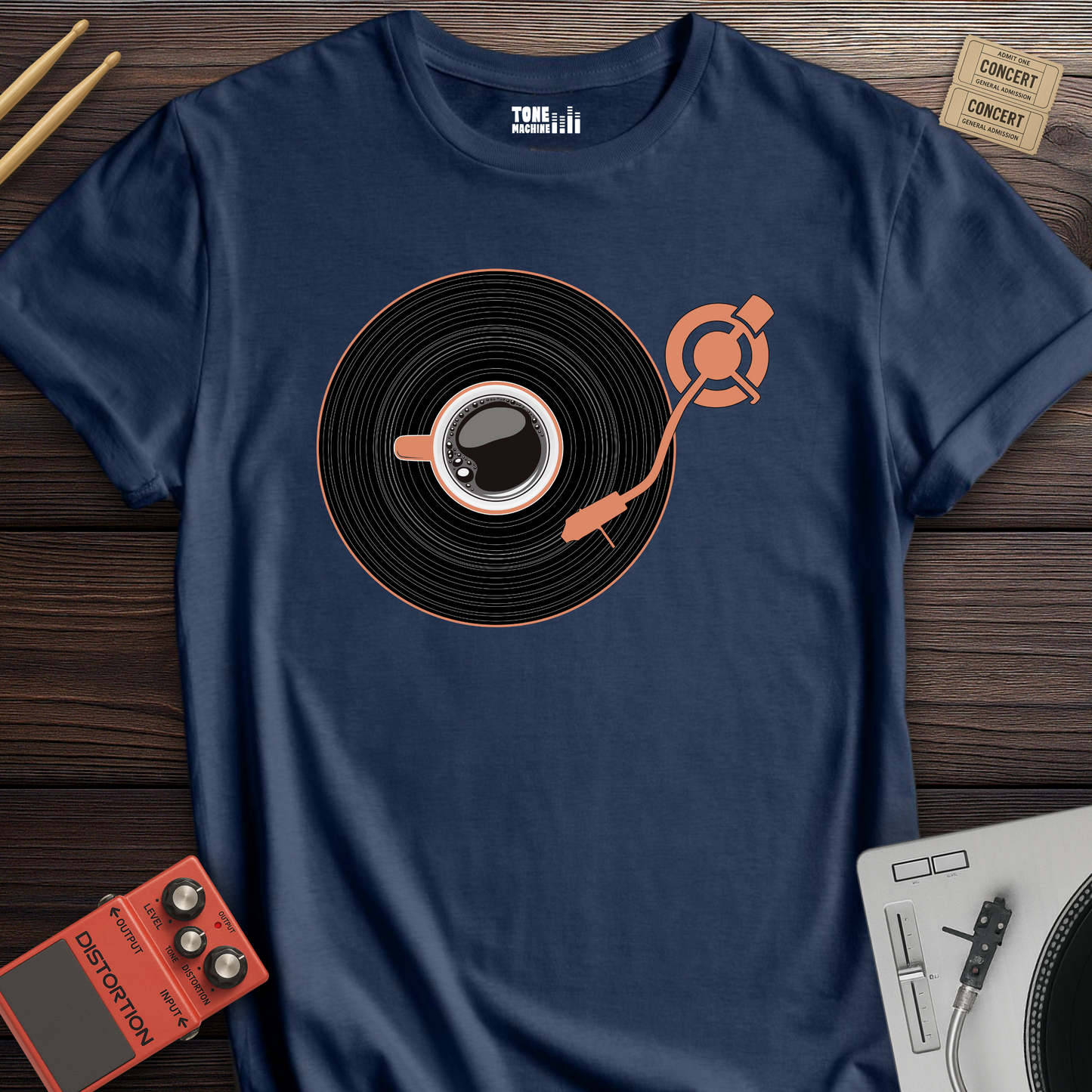 I Love Vinyl In The Morning T-Shirt