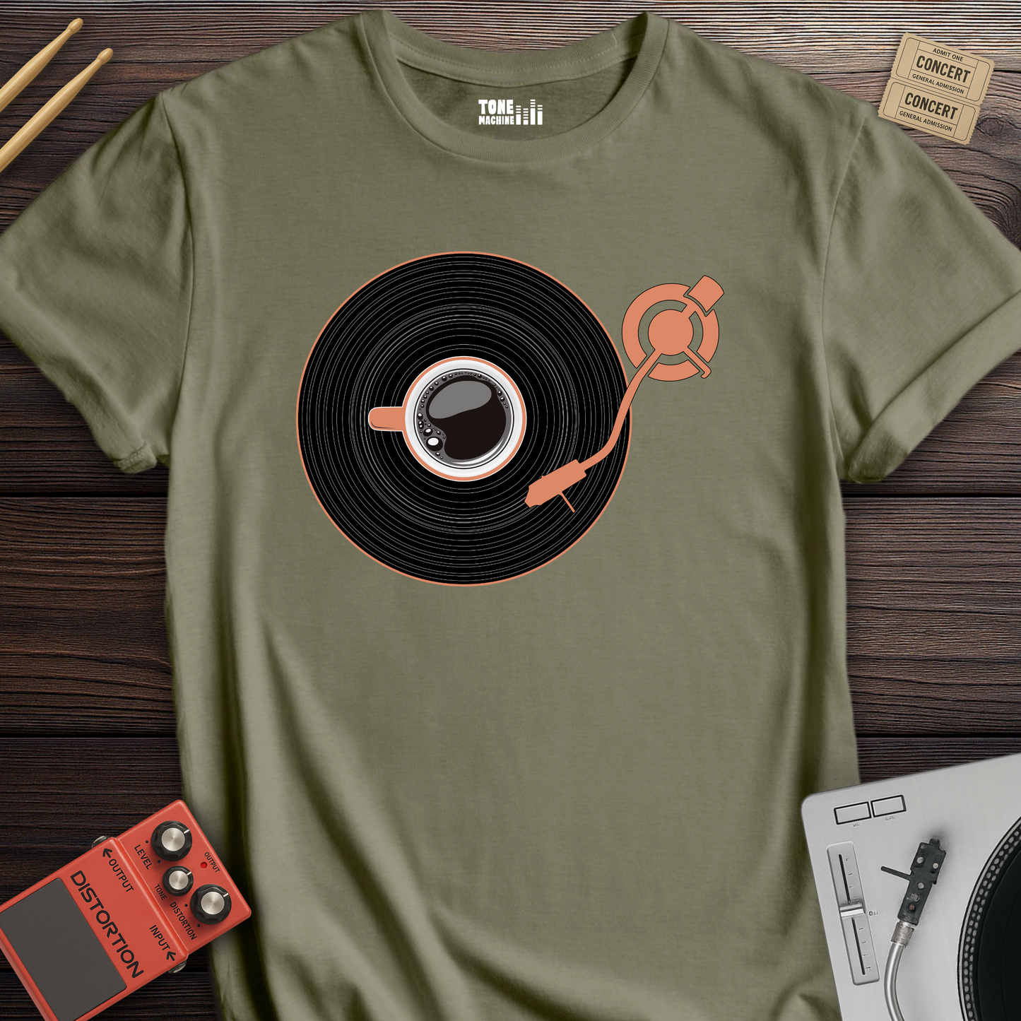 I Love Vinyl In The Morning T-Shirt