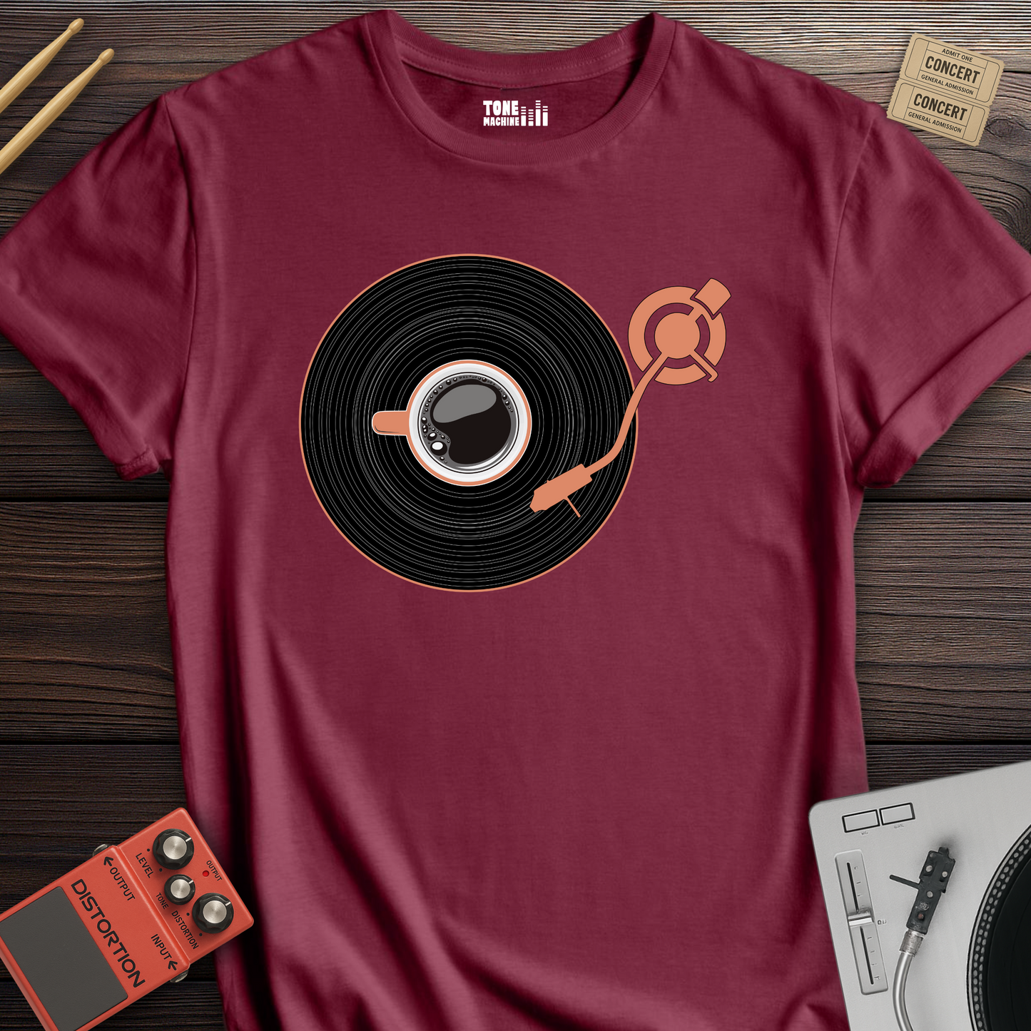 I Love Vinyl In The Morning T-Shirt