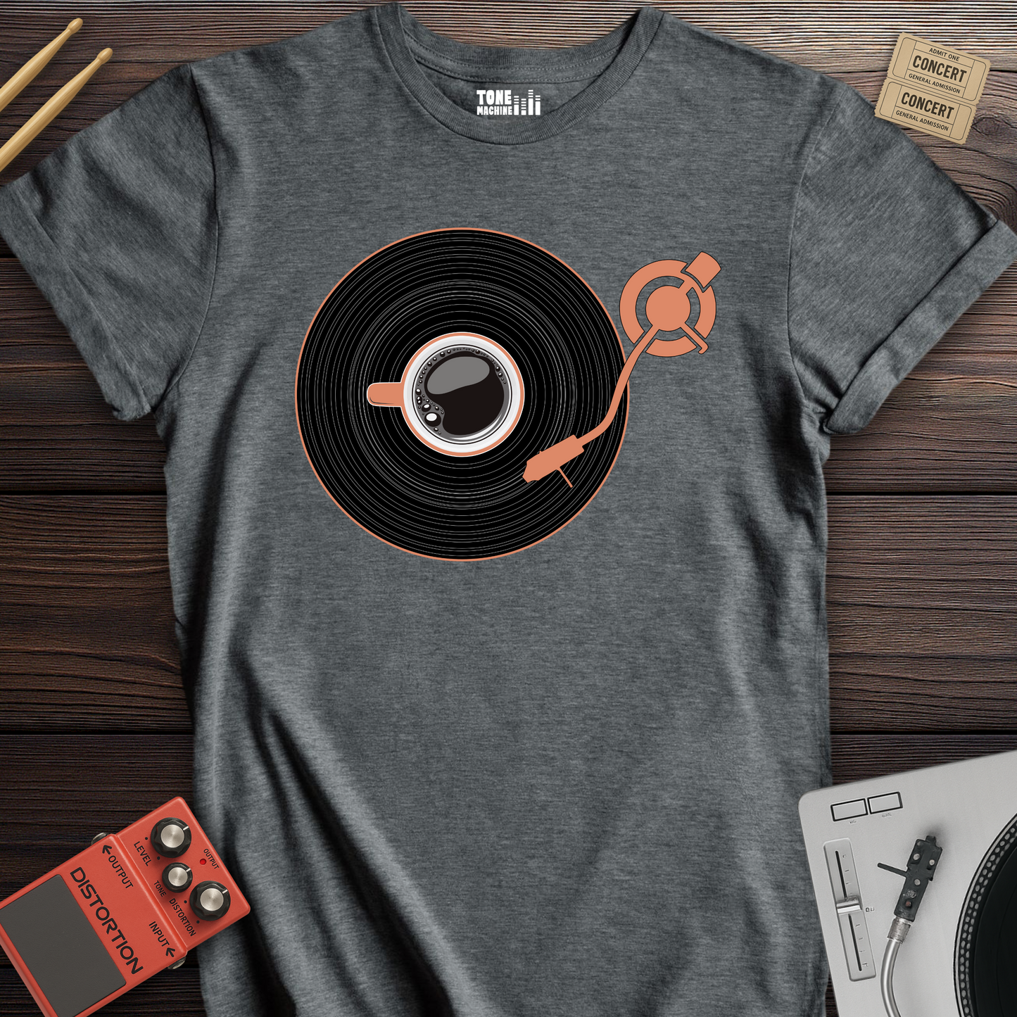 I Love Vinyl In The Morning T-Shirt