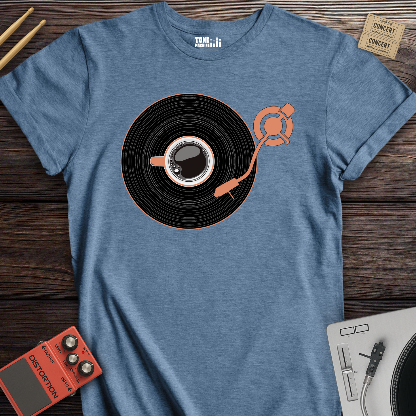 I Love Vinyl In The Morning T-Shirt