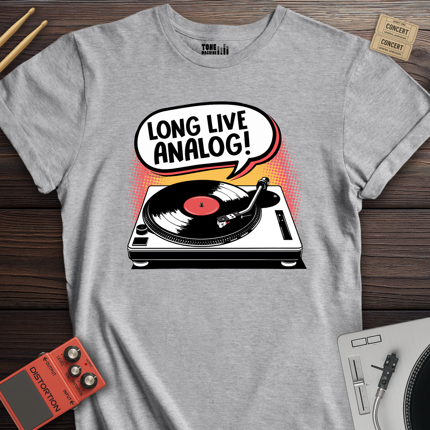 Long Live Analog Vinyl T-Shirt
