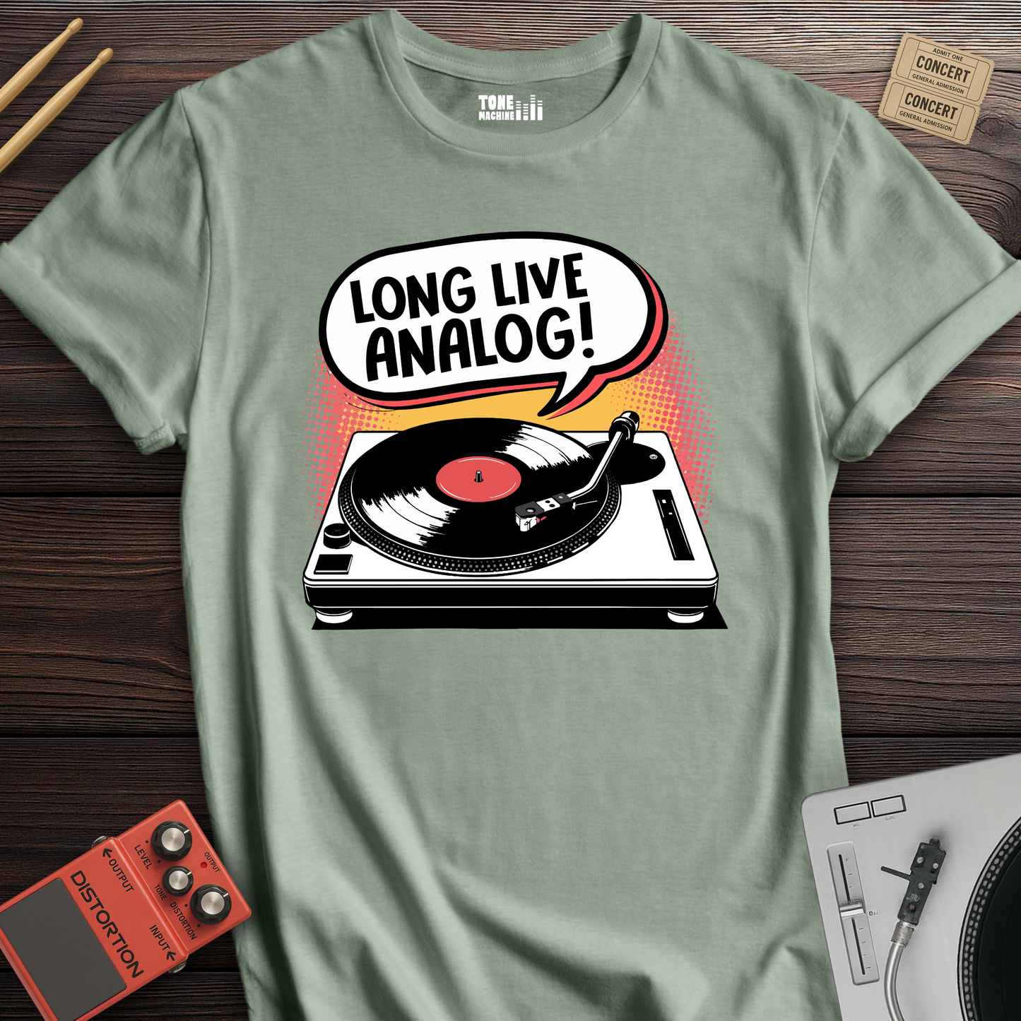 Long Live Analog Vinyl T-Shirt