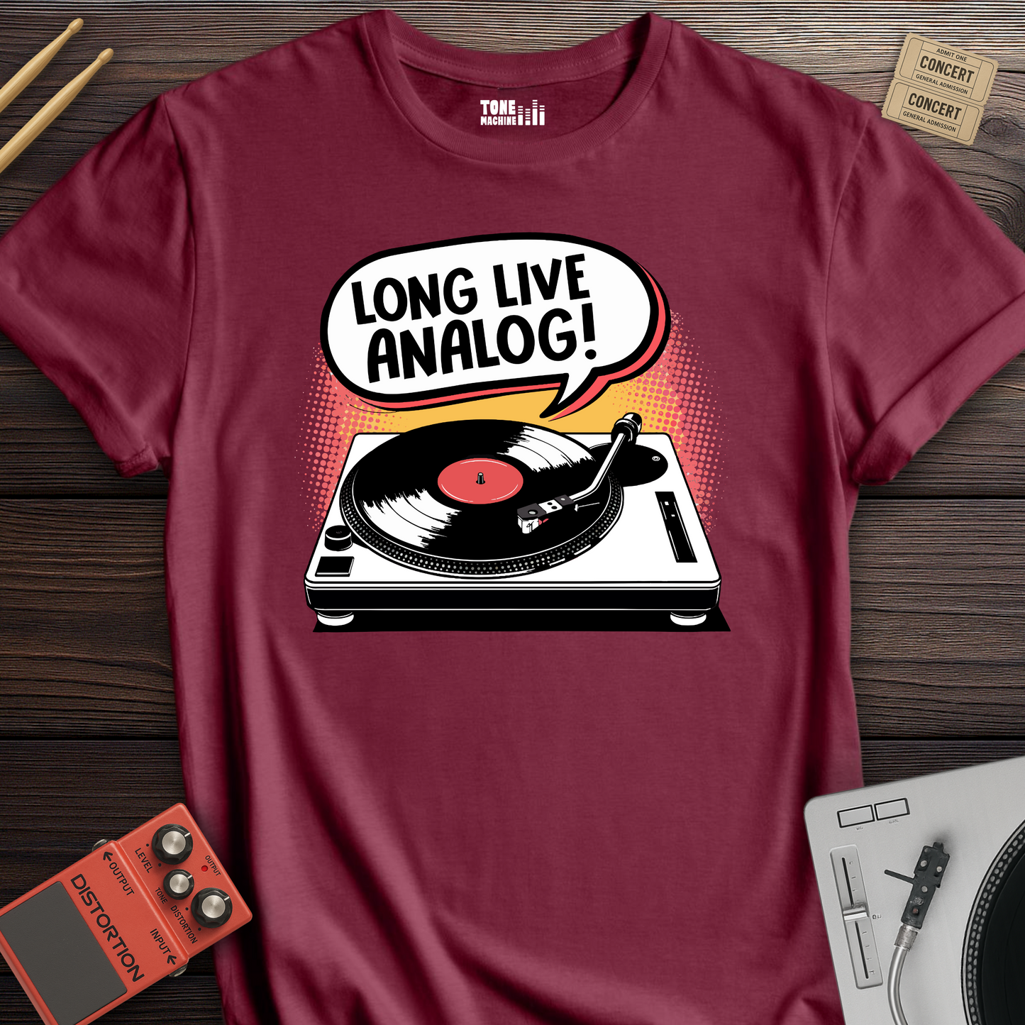 Long Live Analog Vinyl T-Shirt