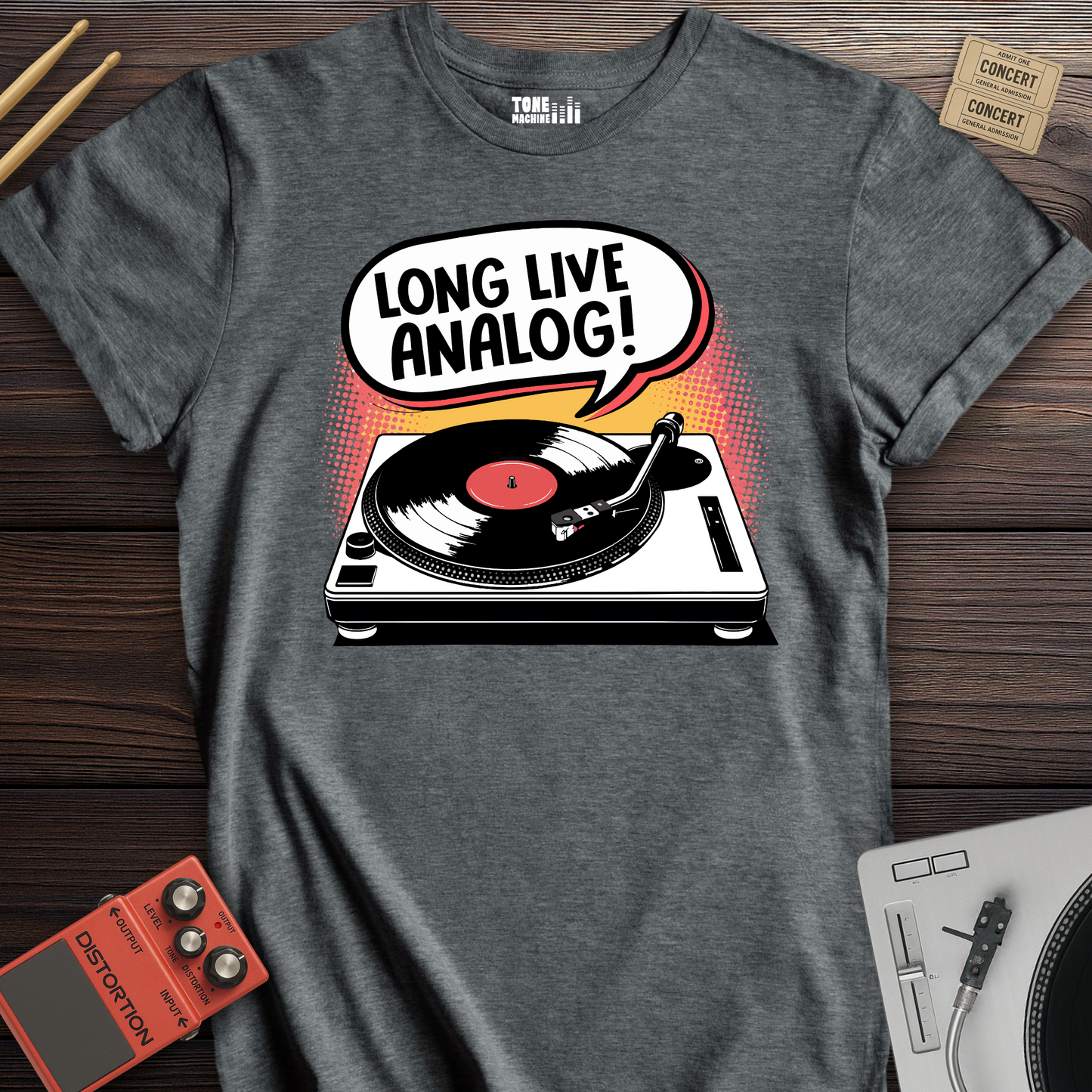 Long Live Analog Vinyl T-Shirt