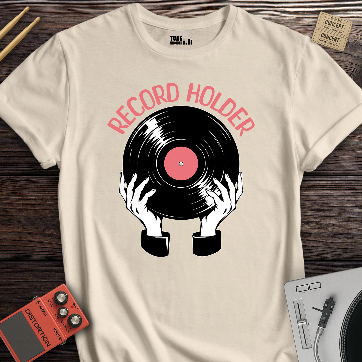 Record Holder Vinyl T-Shirt