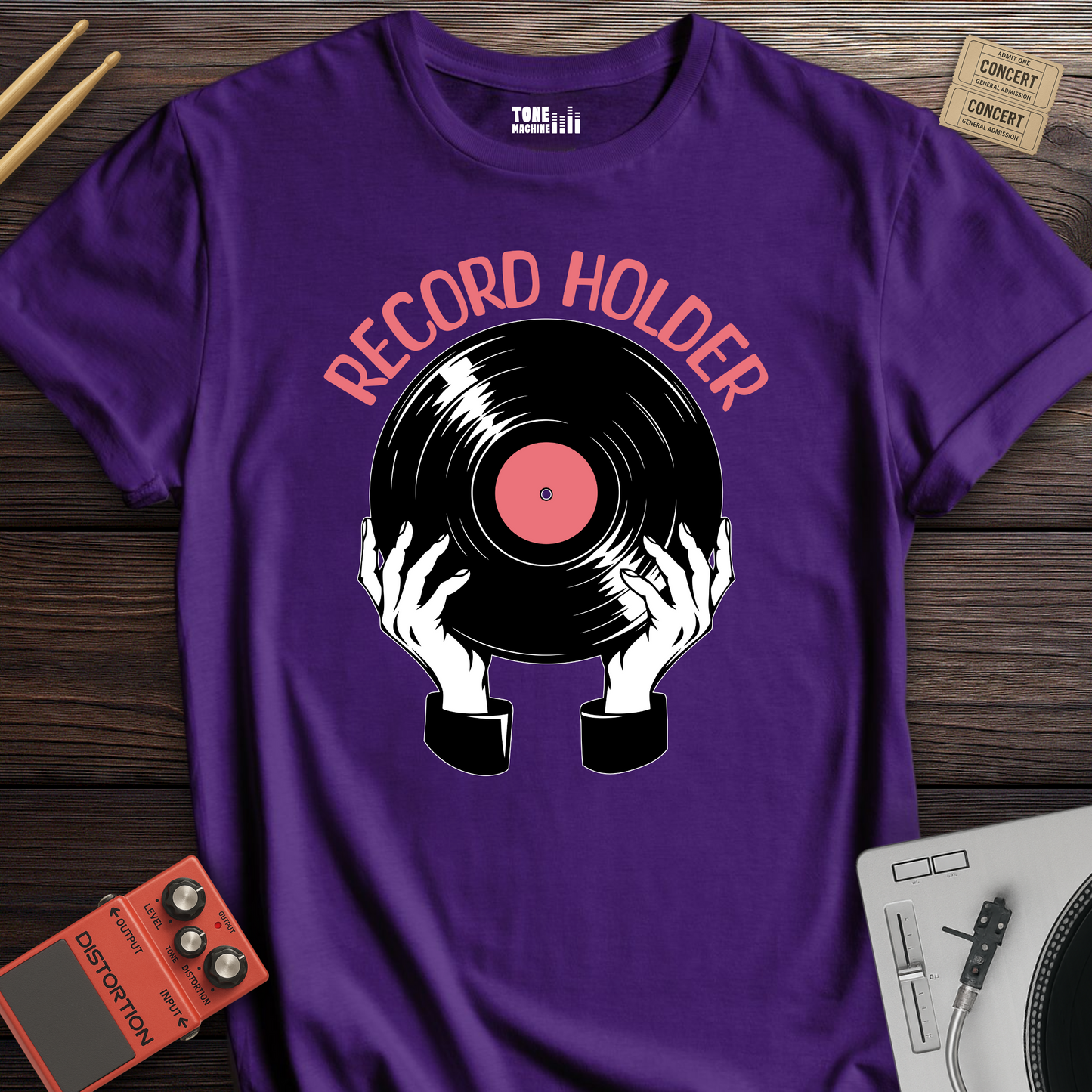 Record Holder Vinyl T-Shirt