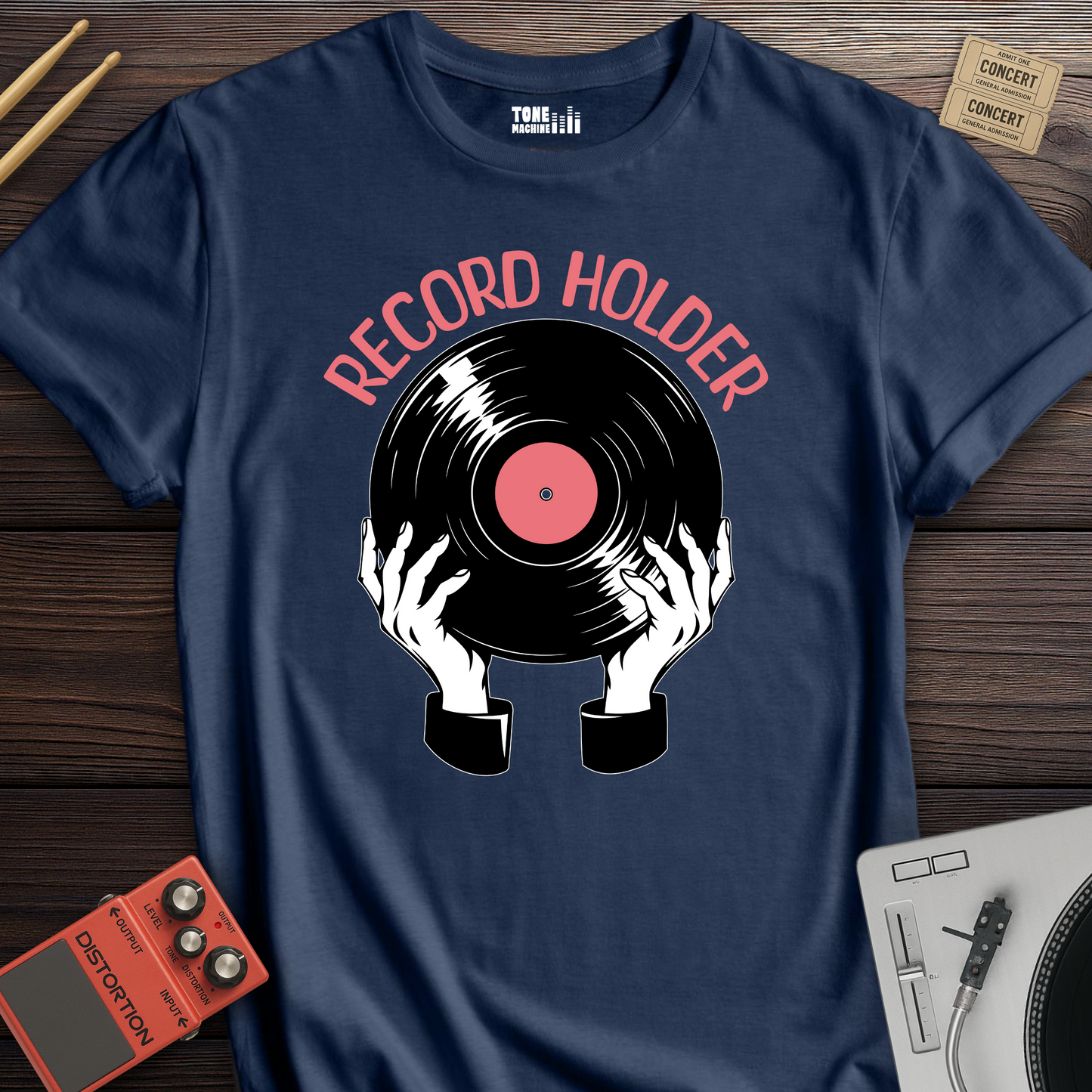 Record Holder Vinyl T-Shirt