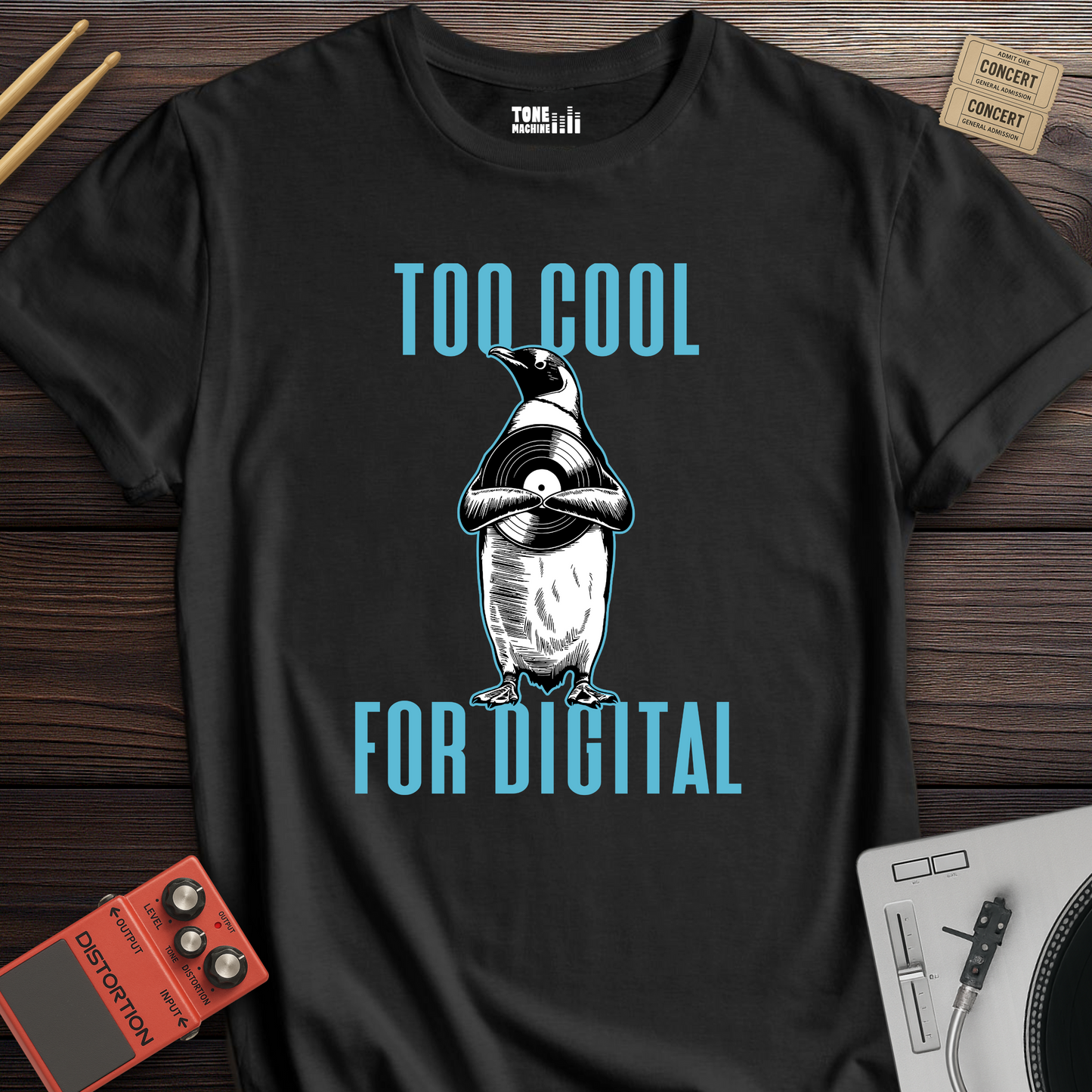 Too Cool For Digital Vinyl T-Shirt