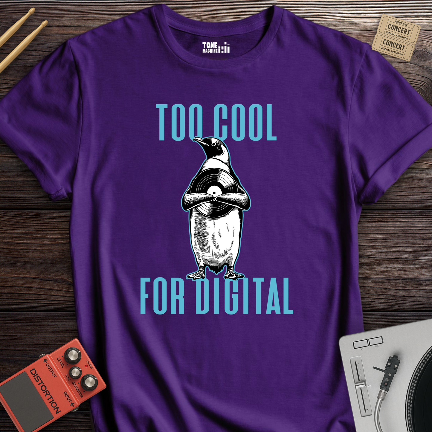Too Cool For Digital Vinyl T-Shirt