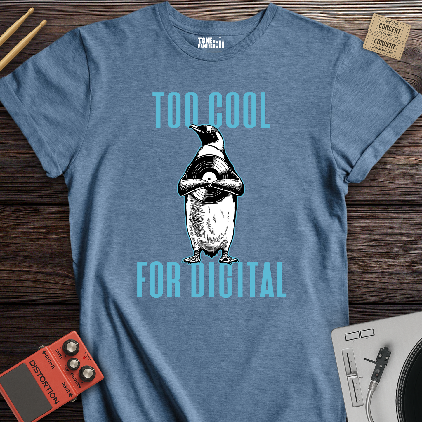 Too Cool For Digital Vinyl T-Shirt