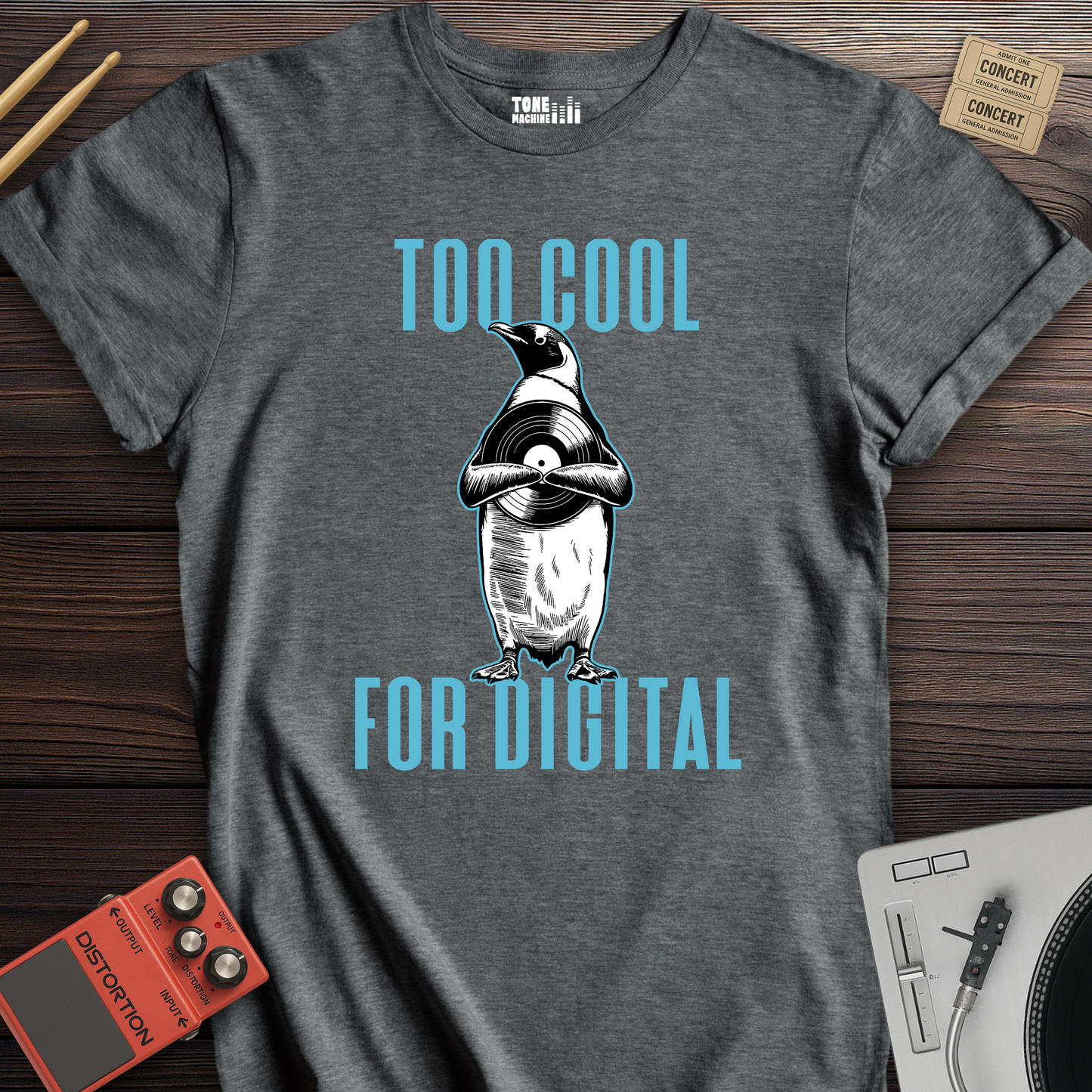 Too Cool For Digital Vinyl T-Shirt