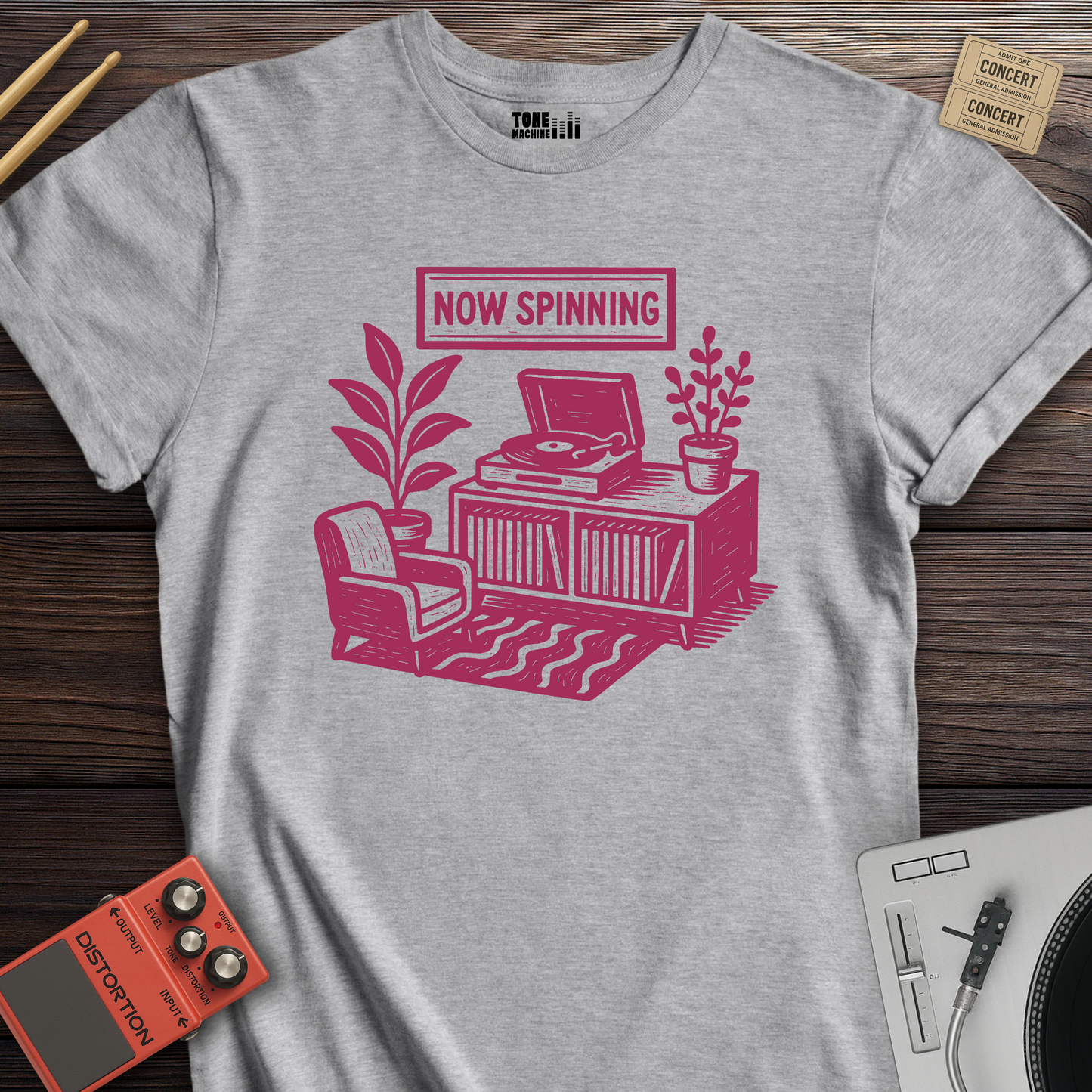 Now Spinning Vinyl T-Shirt
