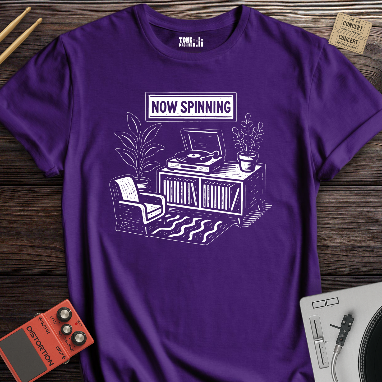 Now Spinning Vinyl T-Shirt
