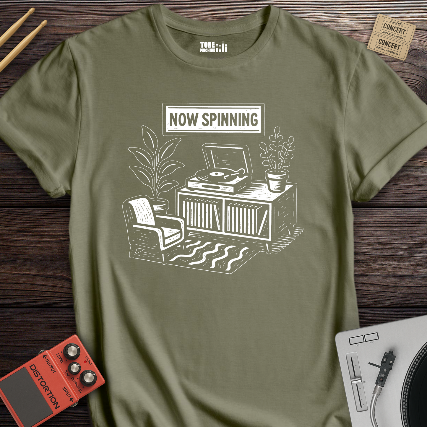 Now Spinning Vinyl T-Shirt