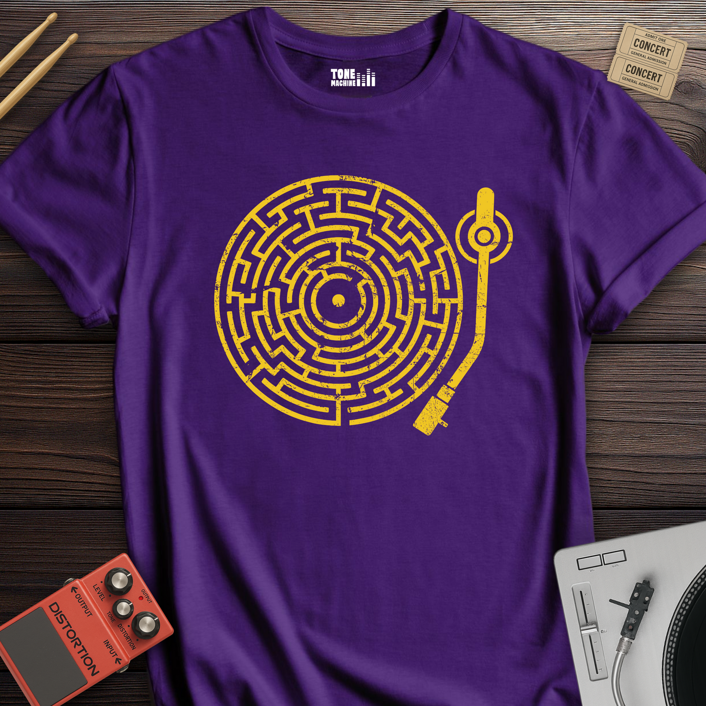 Lost In The Grooves Vinyl T-Shirt