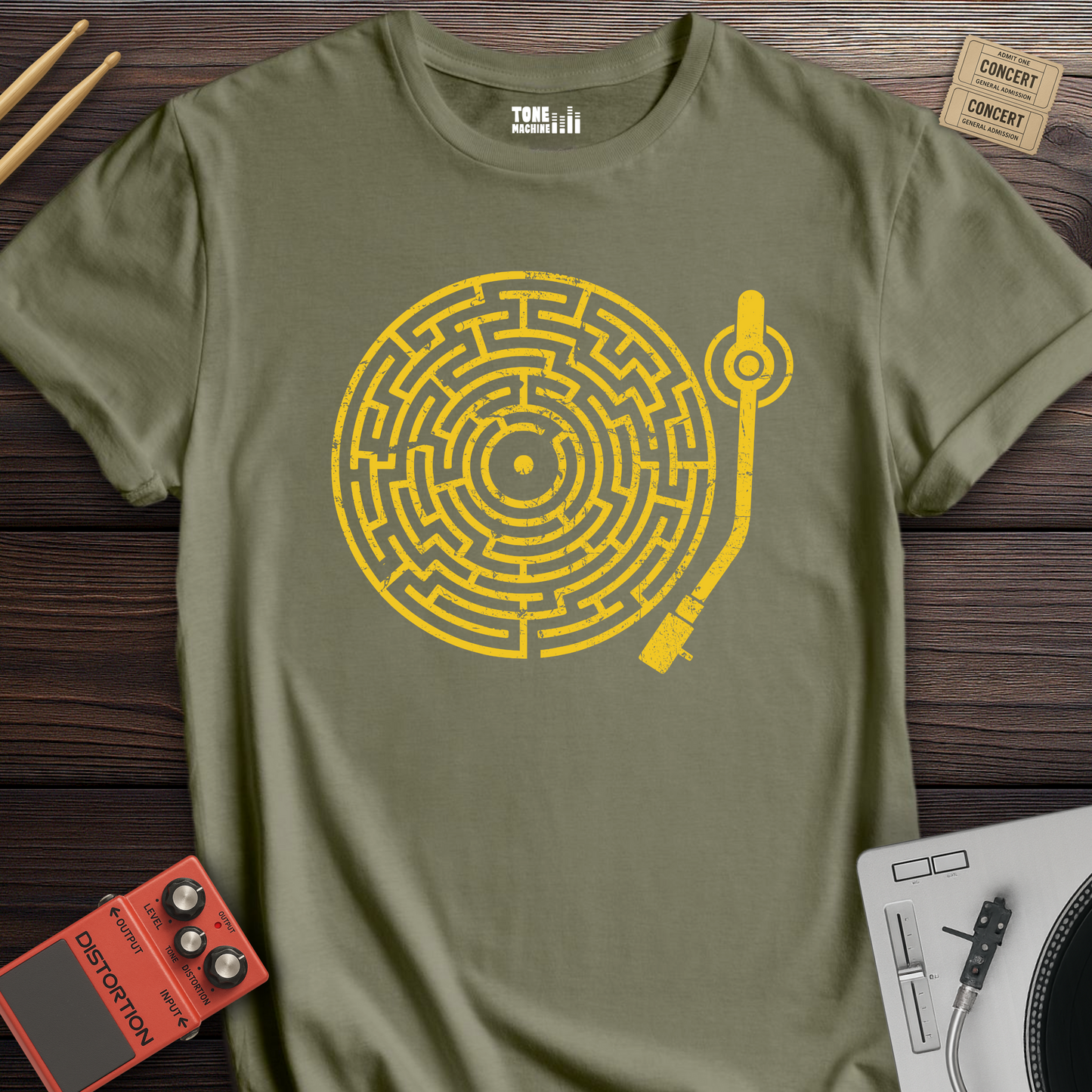Lost In The Grooves Vinyl T-Shirt