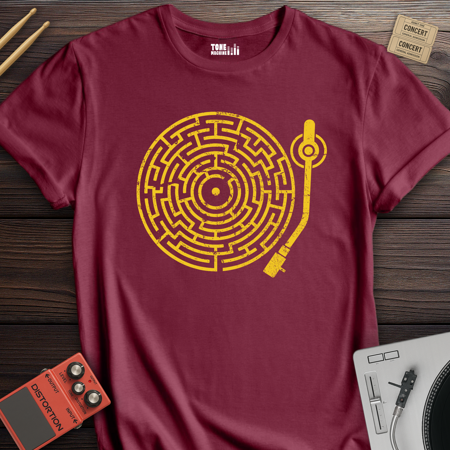 Lost In The Grooves Vinyl T-Shirt