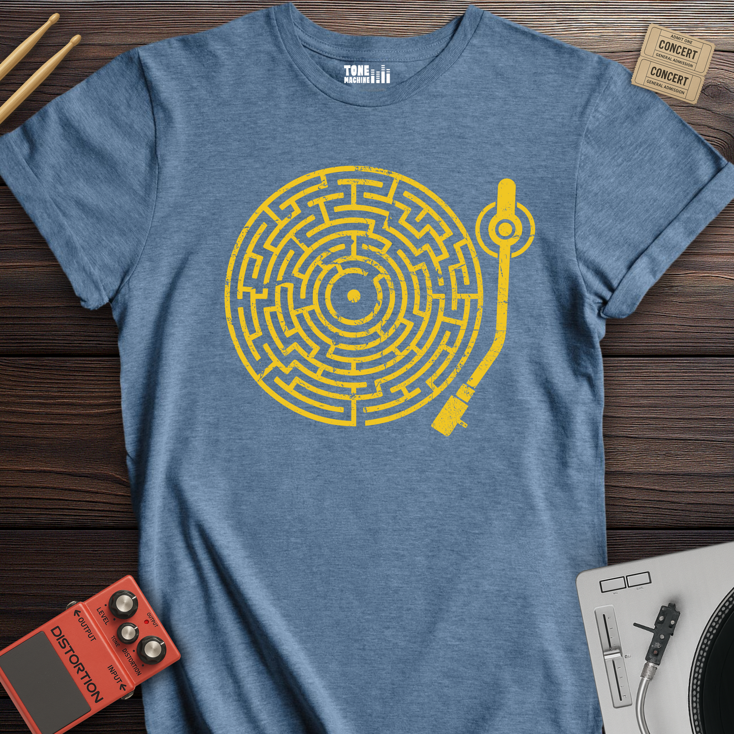 Lost In The Grooves Vinyl T-Shirt