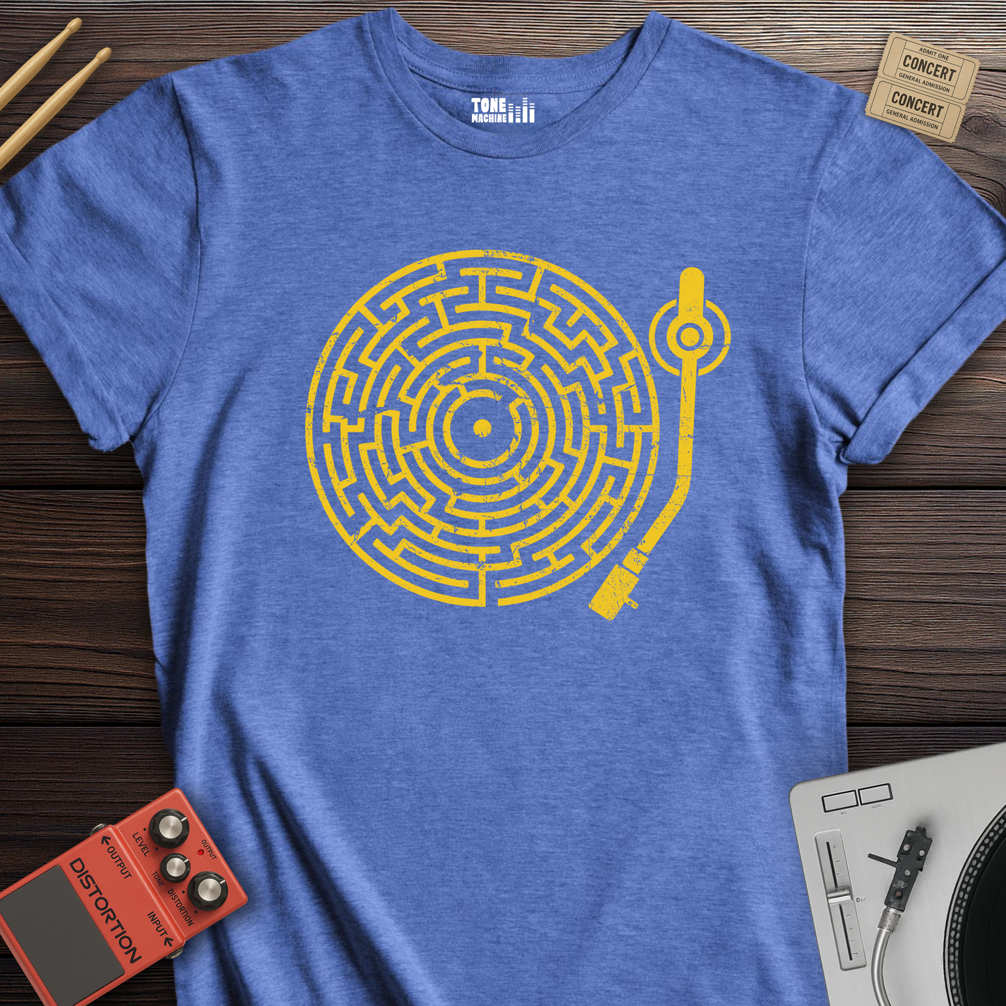 Lost In The Grooves Vinyl T-Shirt