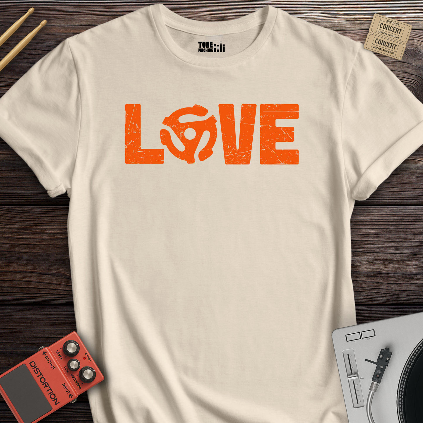 Love On 45 Vinyl T-Shirt